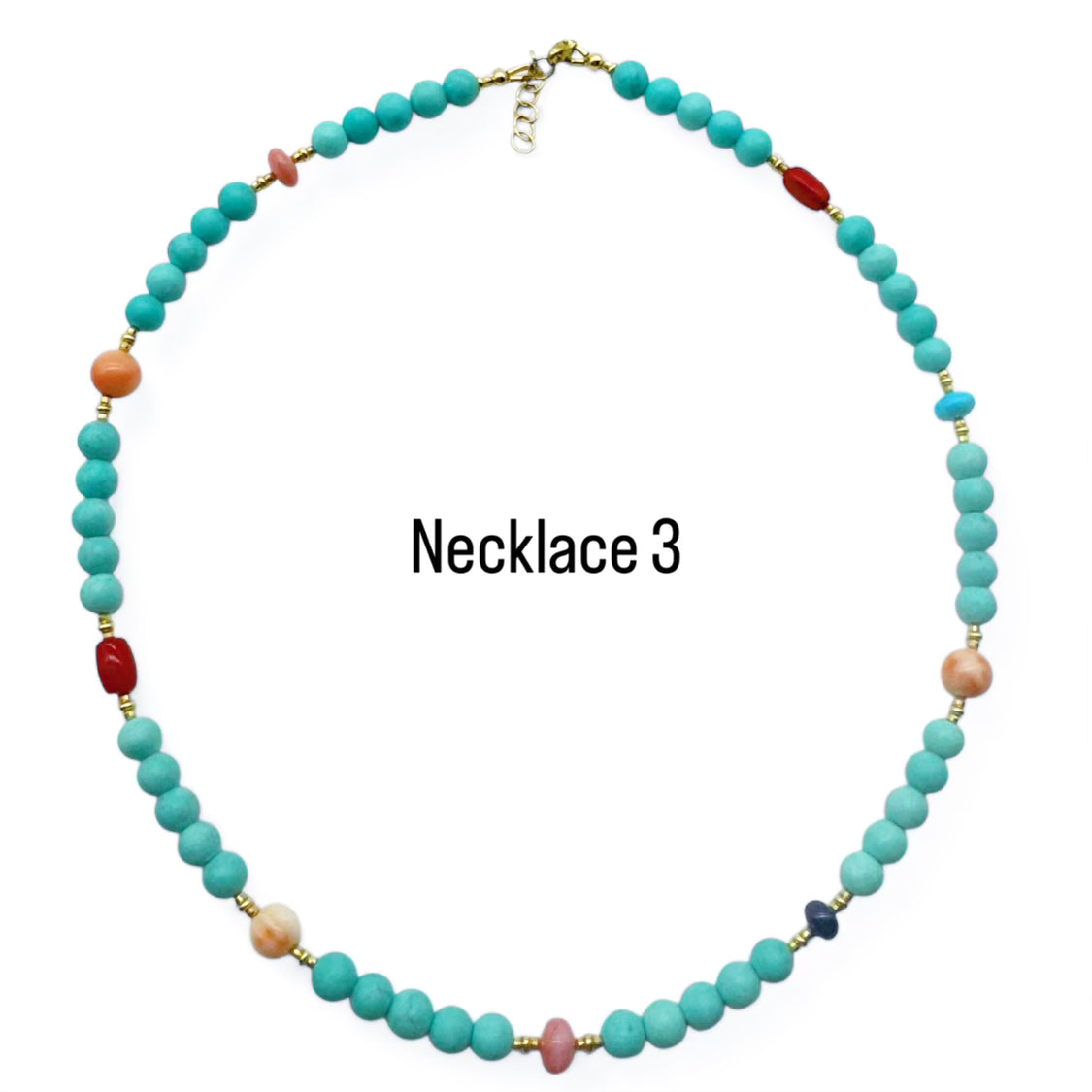 6MM TURQUOISE ANTIQUITY NECKLACES