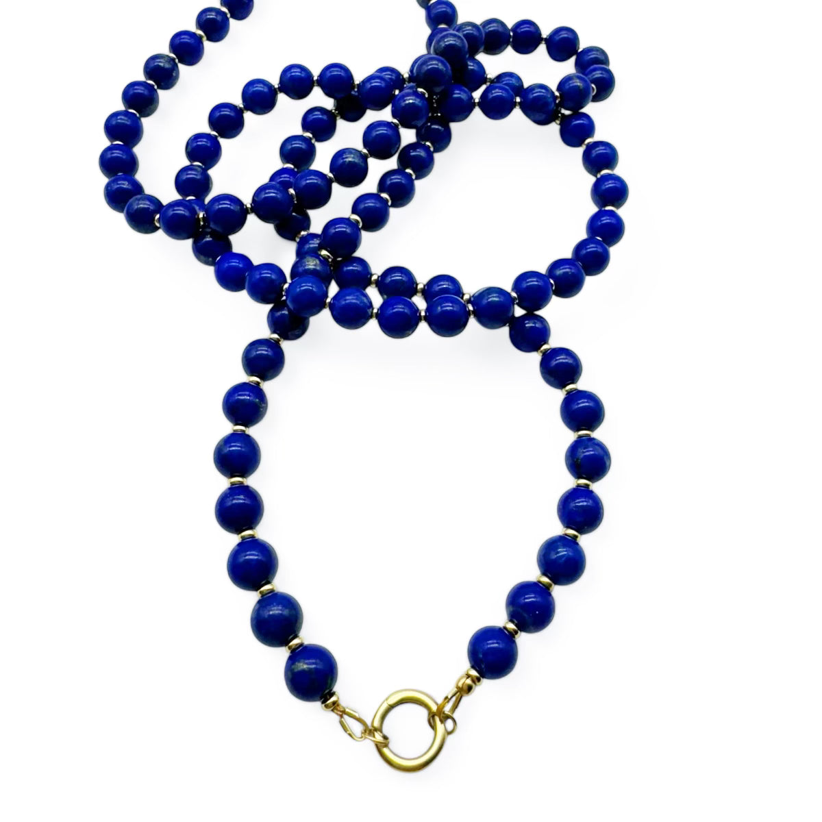 LONG LAPIS NECKLACE