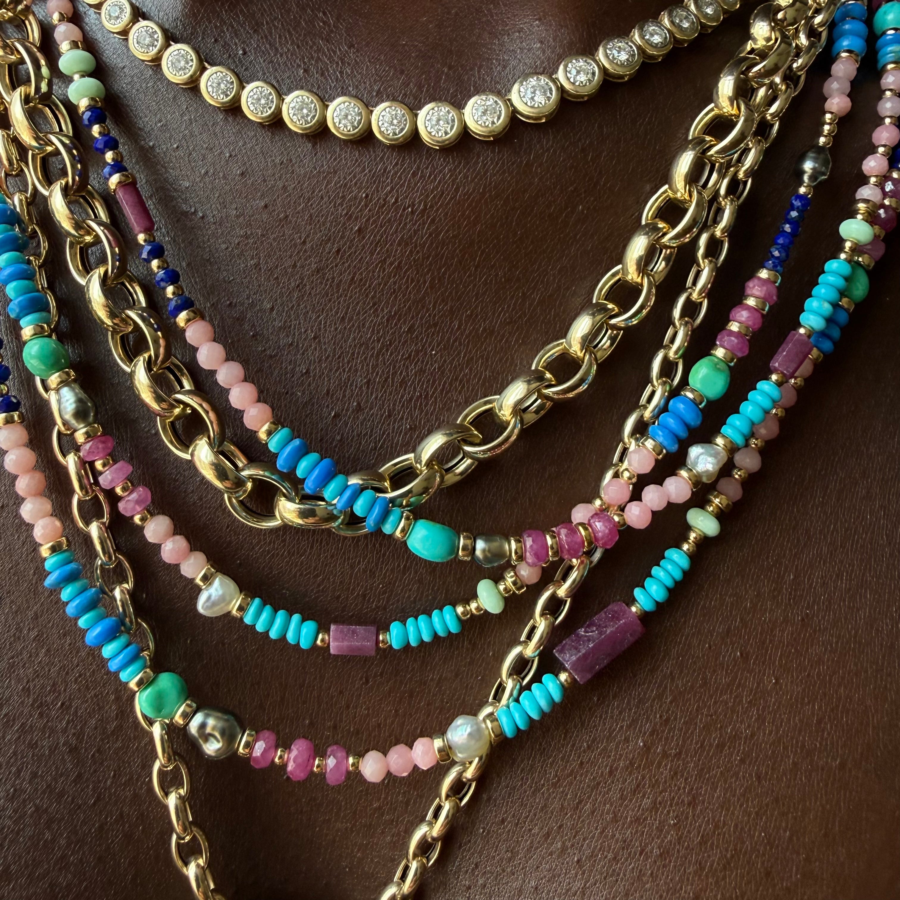 MULTIGEMSTONE NECKLACE