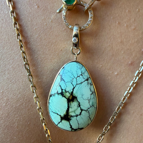 ONE OF A KIND TURQUOISE PENDANT