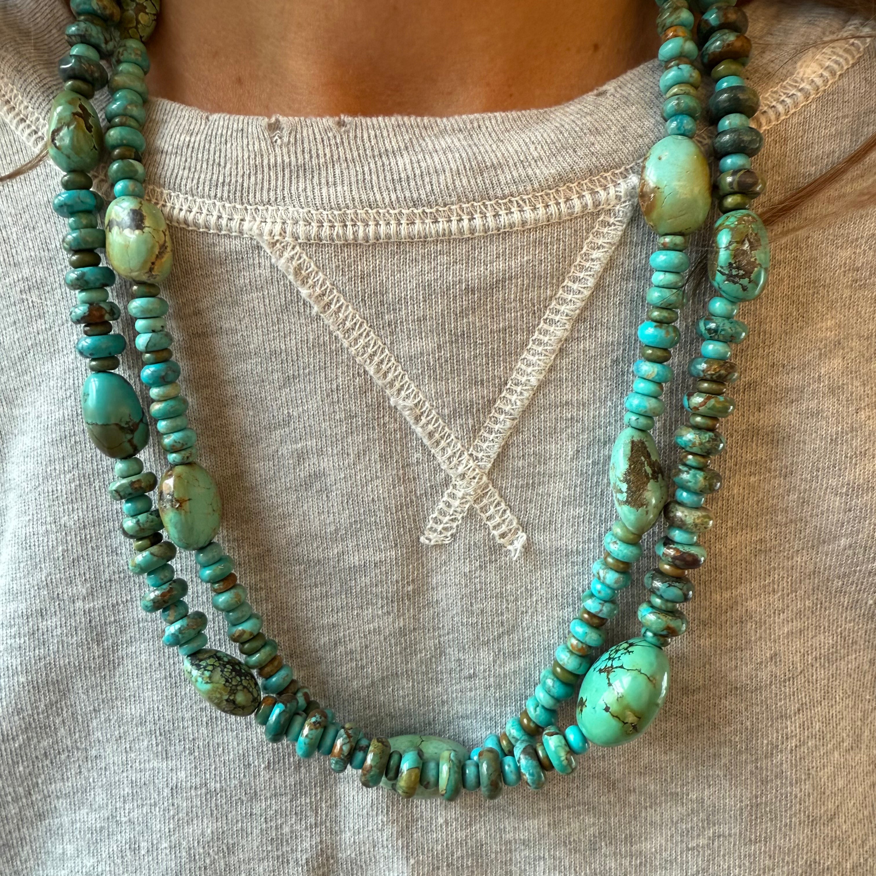 TURQUOISE BOHO NECKLACE