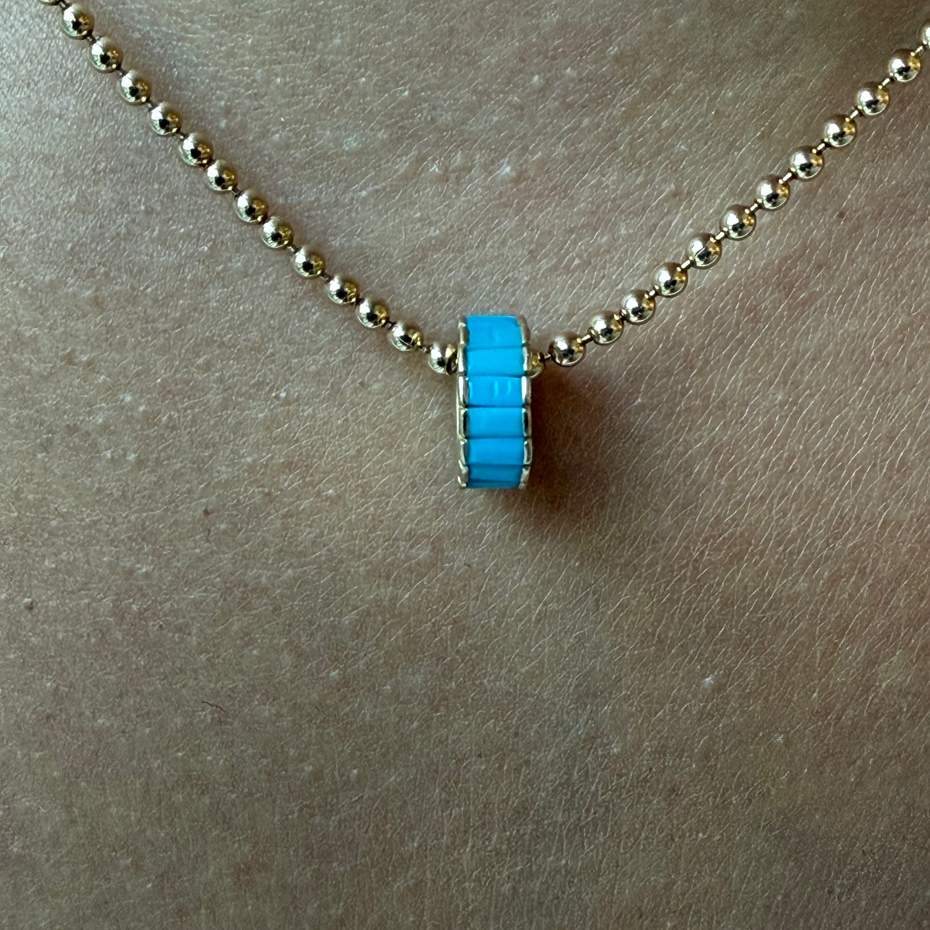 14K GOLD BEAD SLIDERS