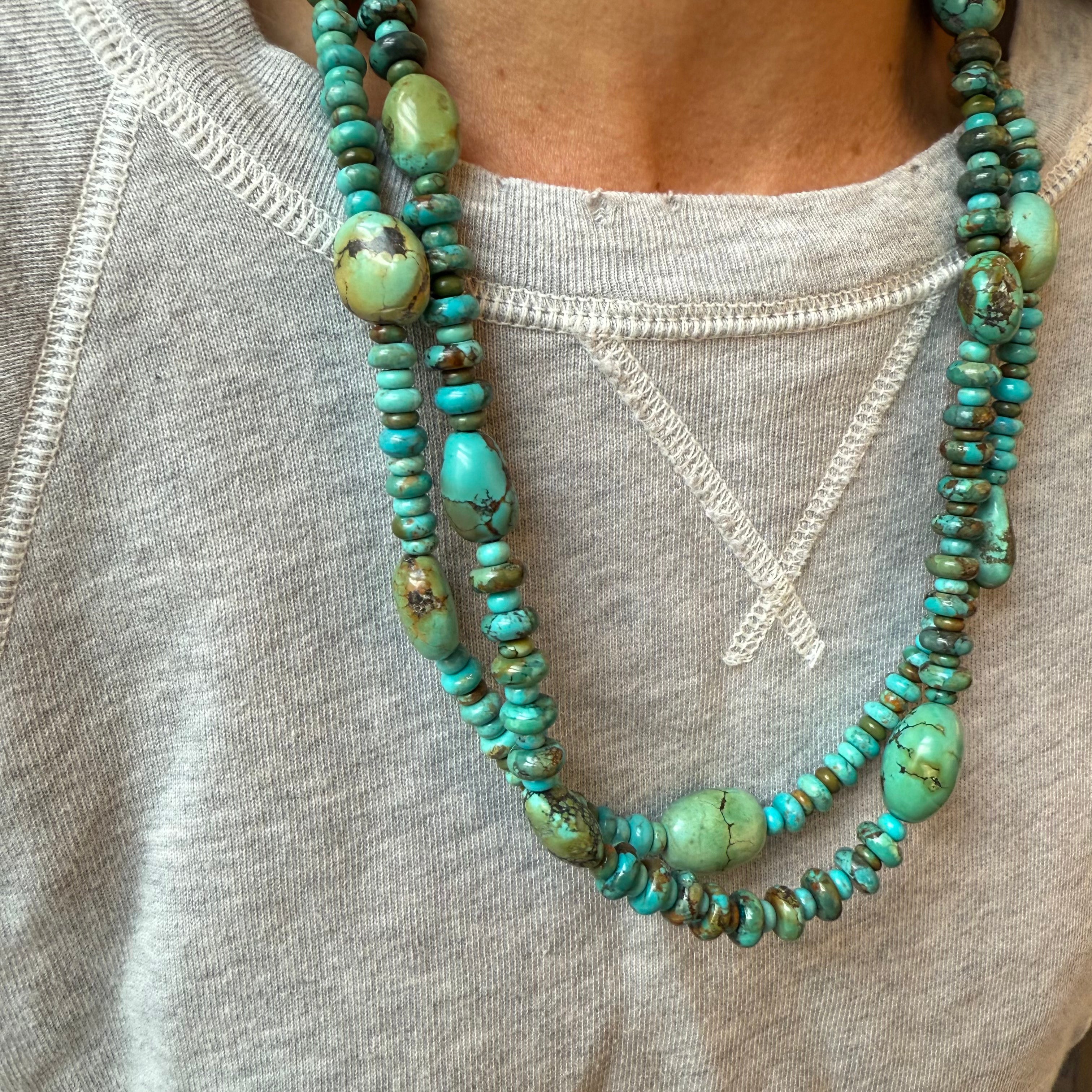 TURQUOISE BOHO NECKLACE