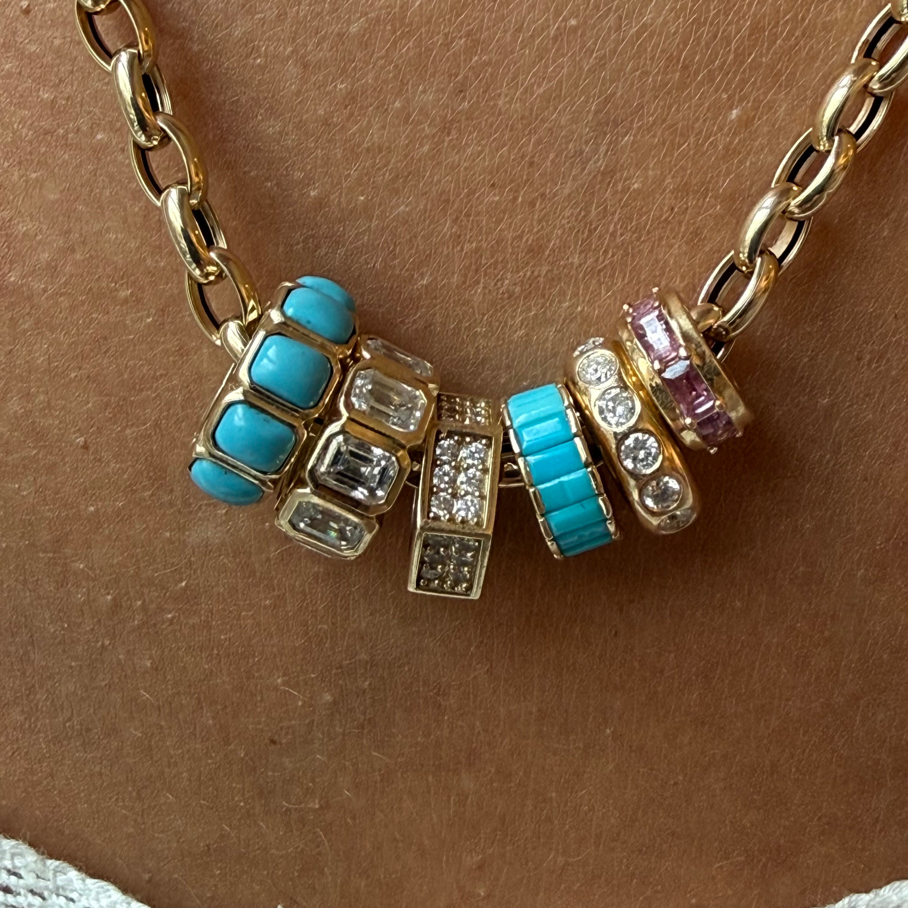 14K GOLD BEAD SLIDERS
