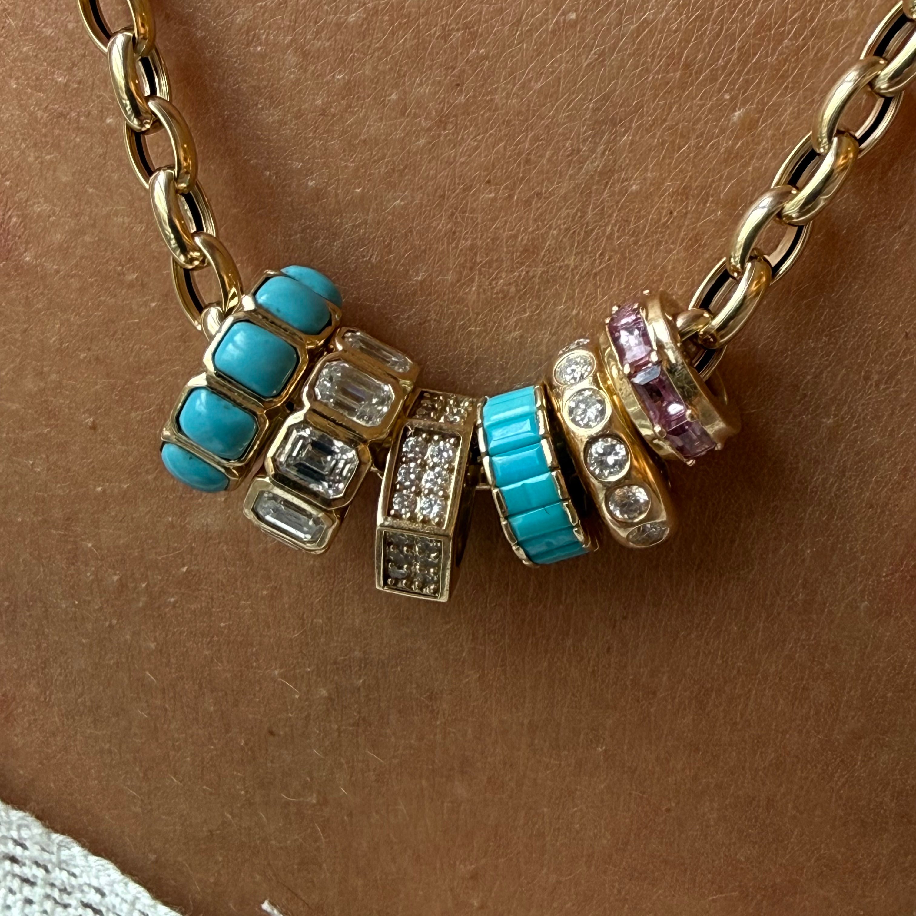 14K GOLD BEAD SLIDERS
