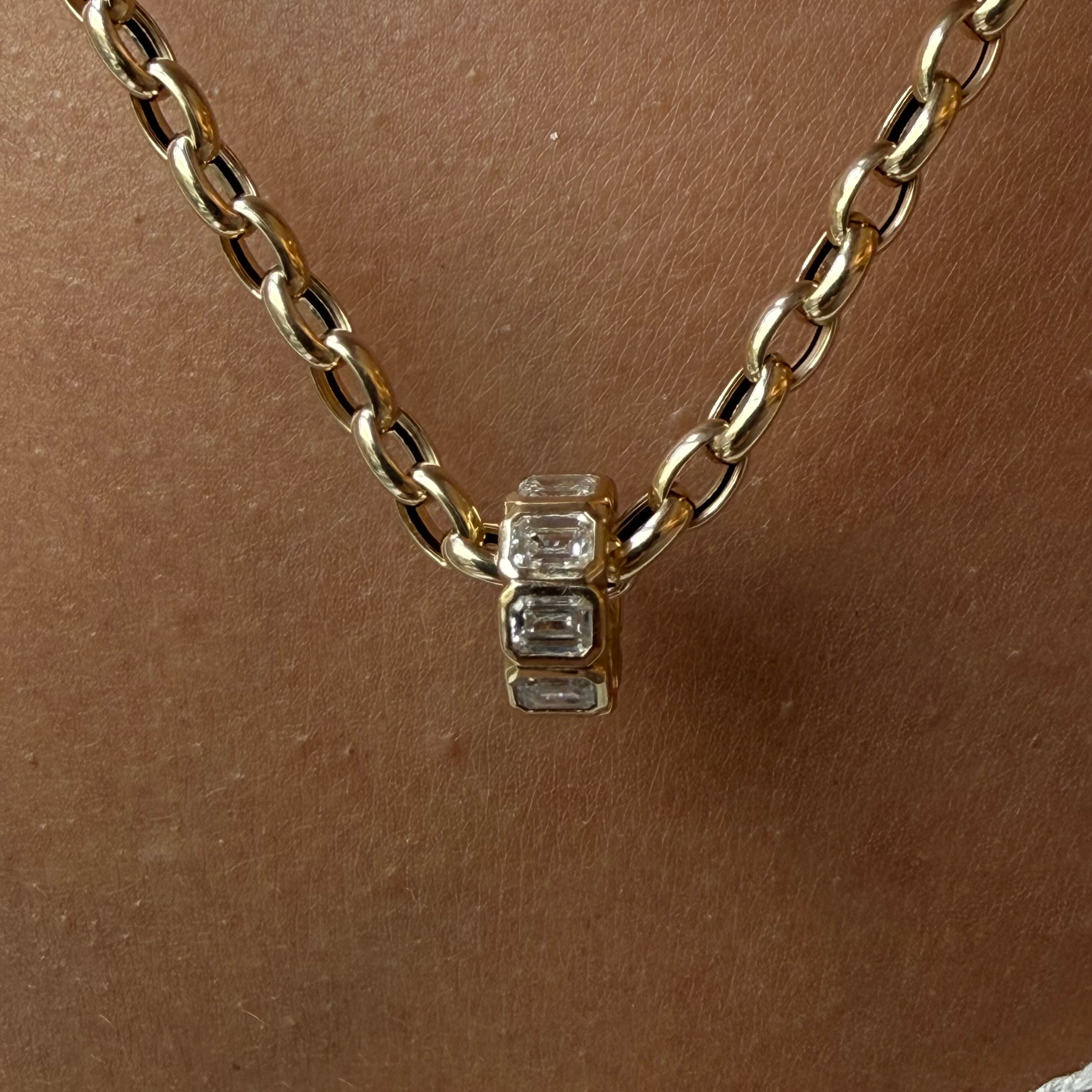 14K GOLD BEAD SLIDERS