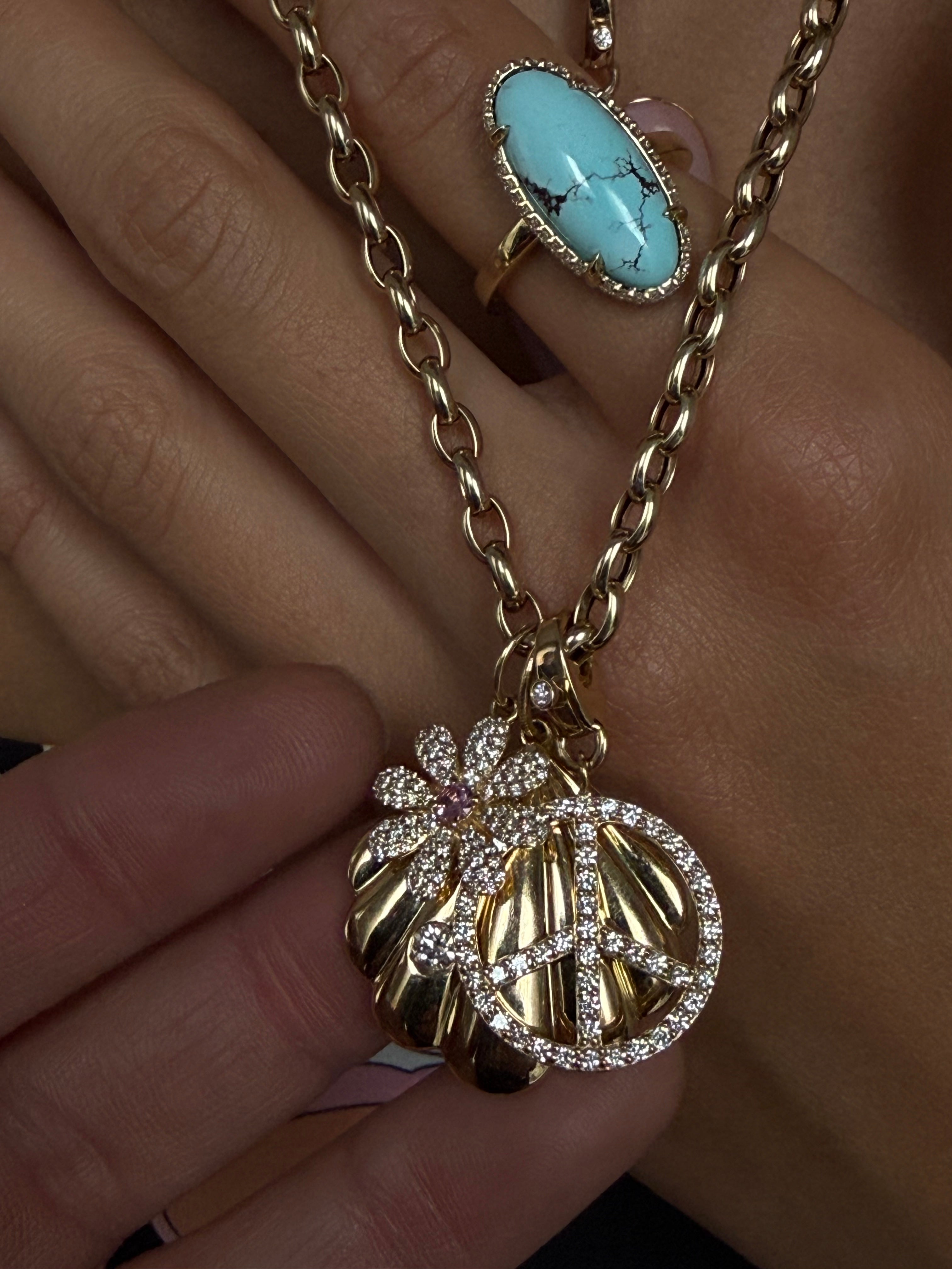 TURQUOISE & DIAMOND RING