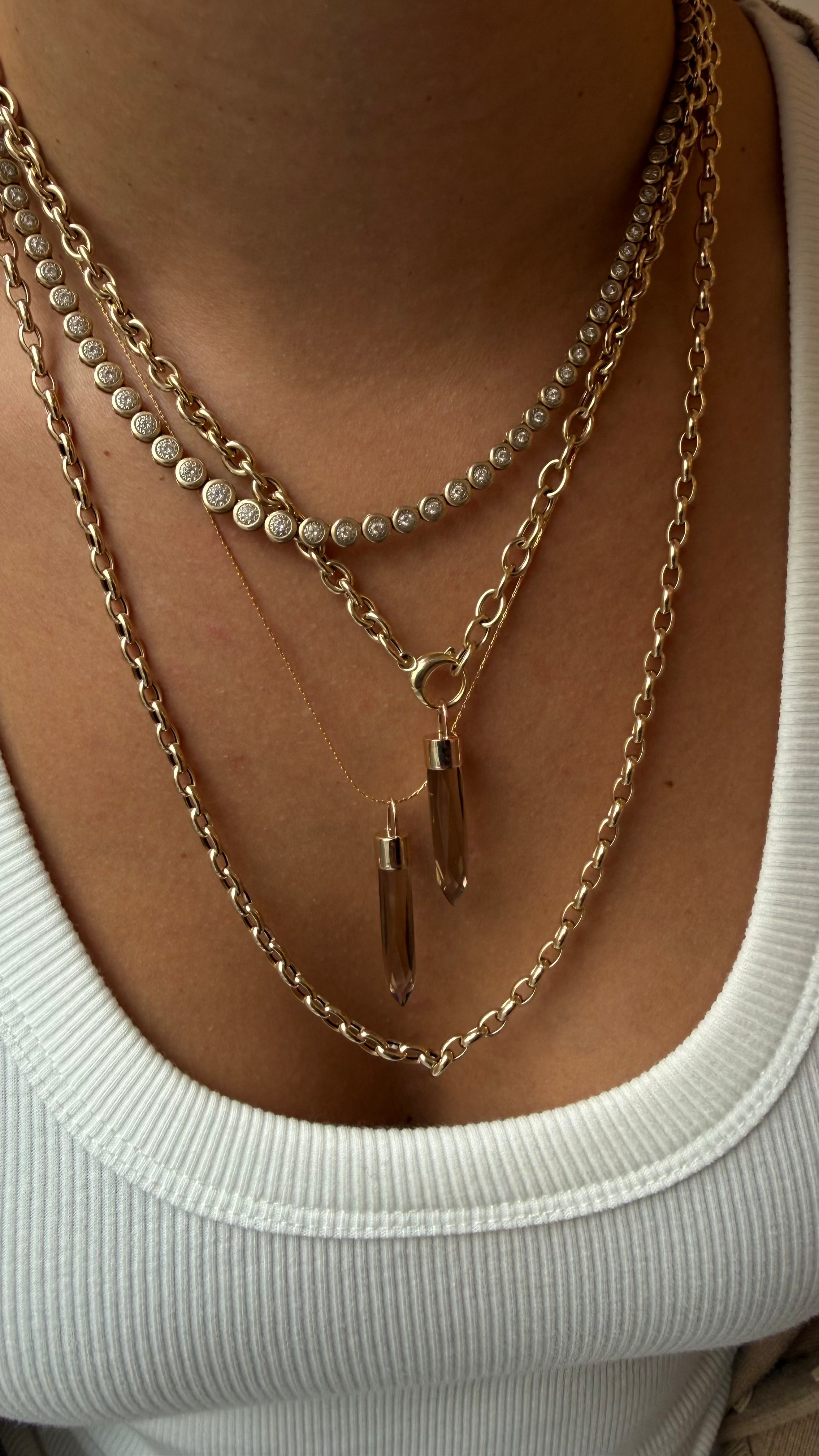 SMOKY QUARTZ PROTECTION AMULET