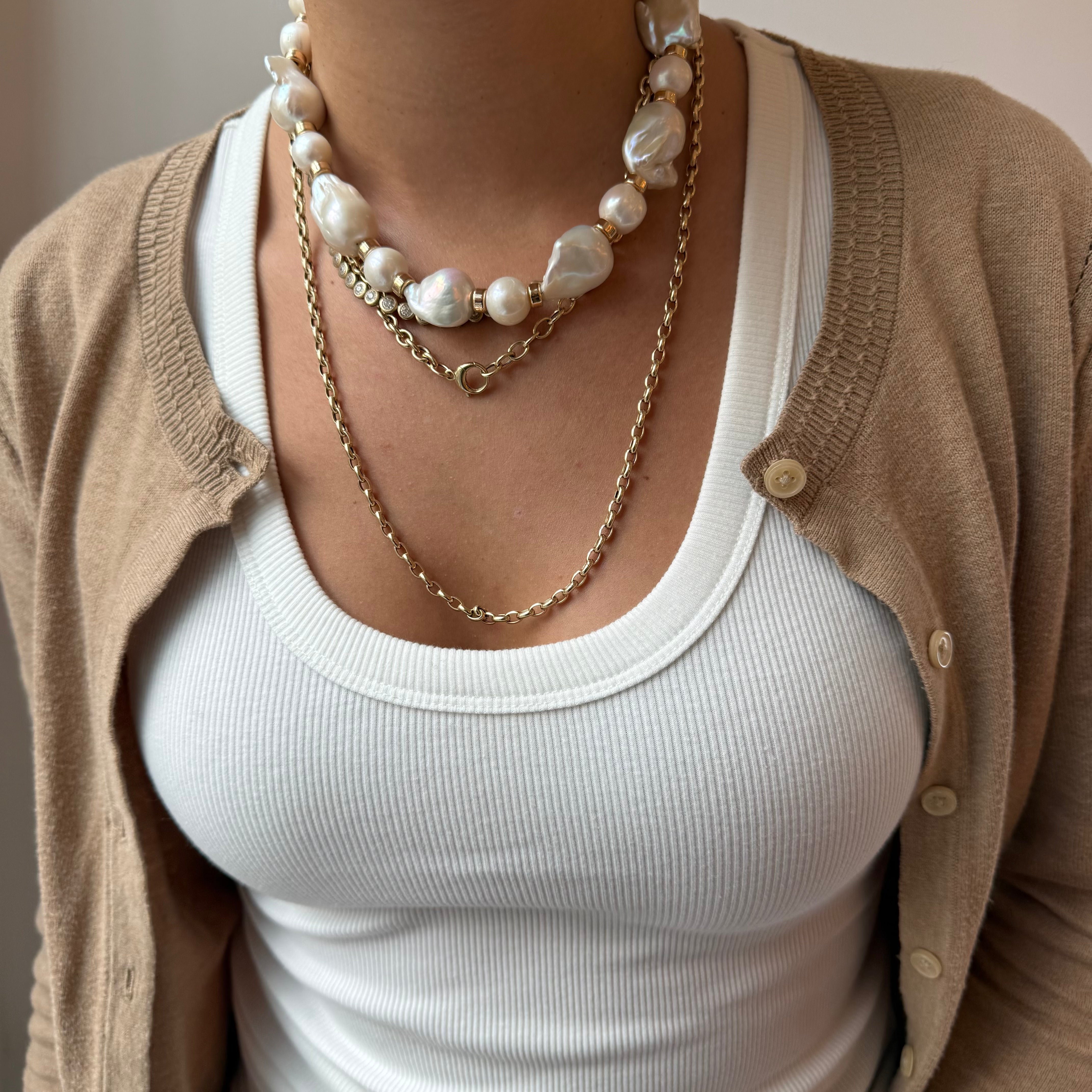 PEARL & GOLD NECKLACE