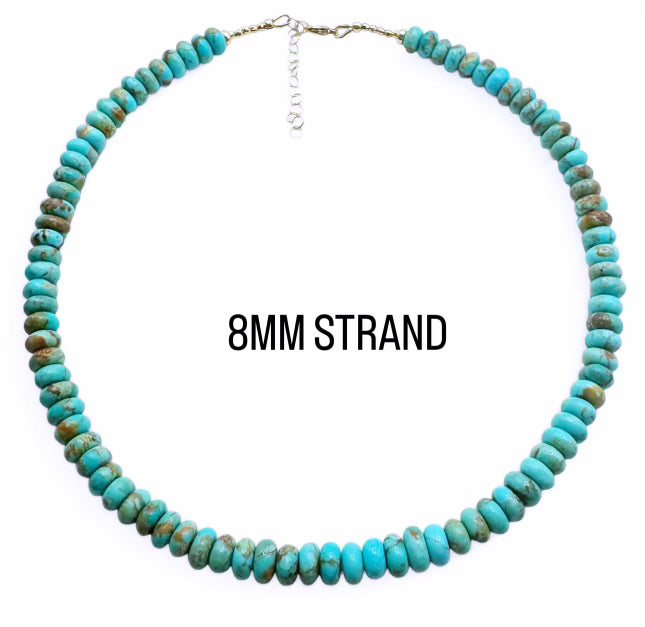 TURQUOISE BEADED NECKLACES