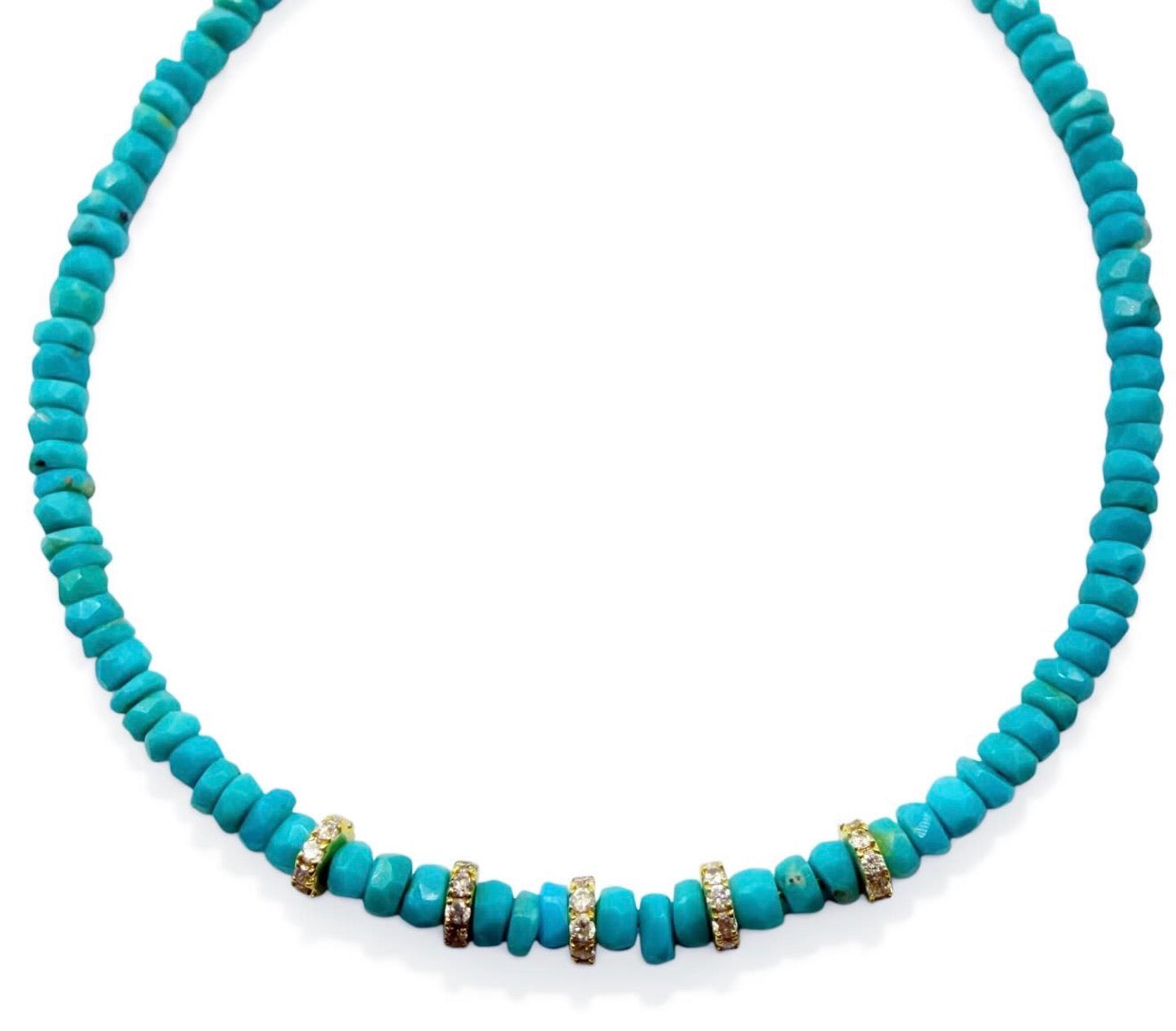 TURQUOISE AND DIAMOND BRACELETS