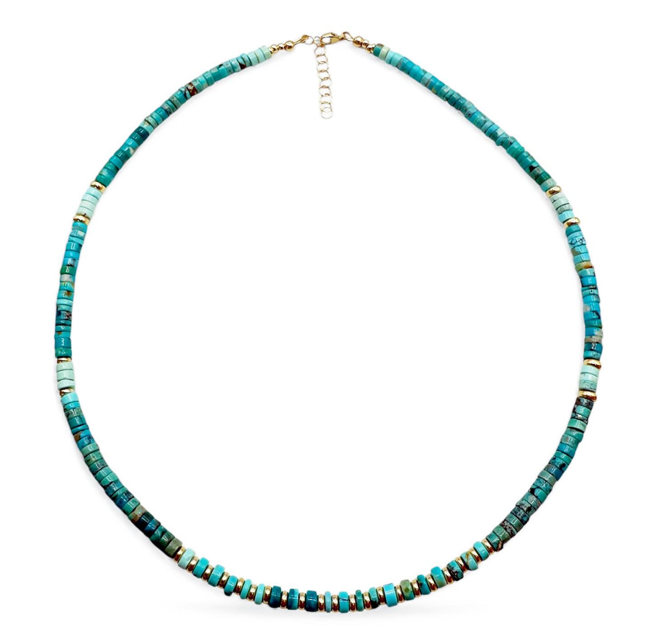 SLEEPING BEAUTY & 14K GOLD BEADED NECKLACE