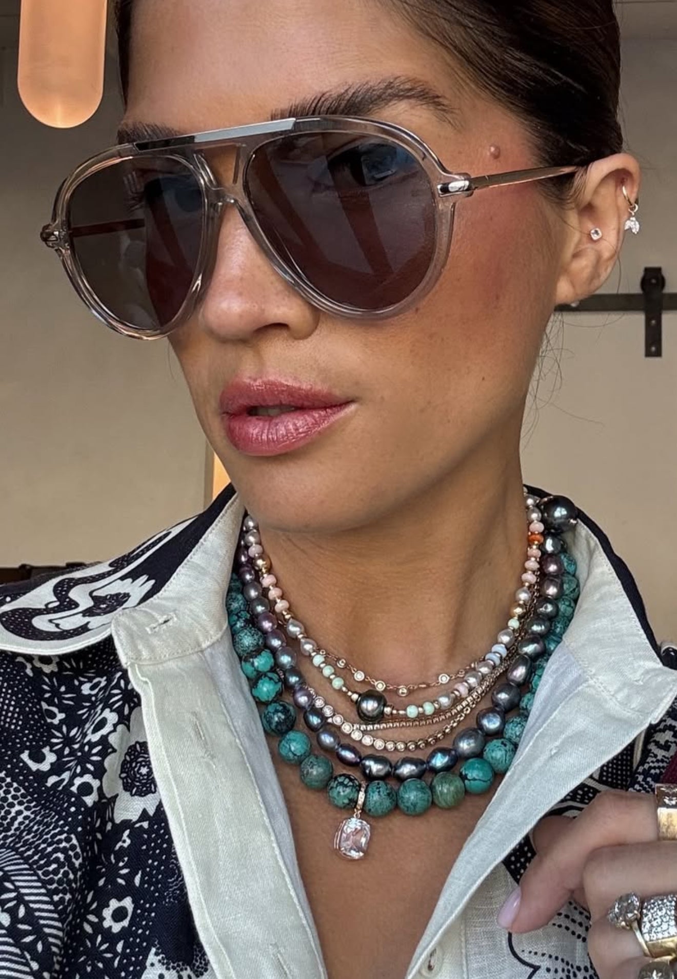 KUNZITE GEM SET IN 14K GOLD