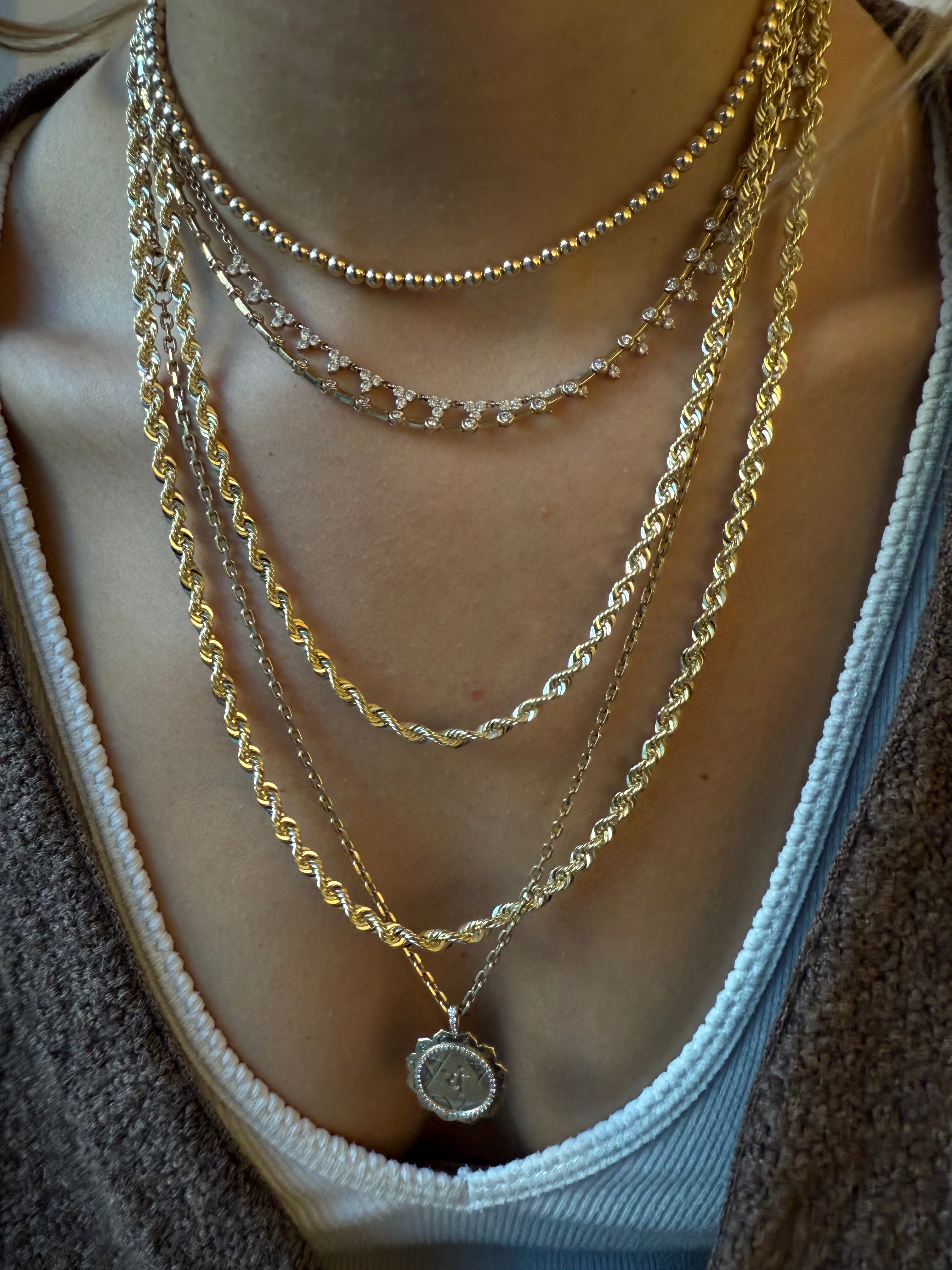 DIAMOND CUT ROPE CHAINS