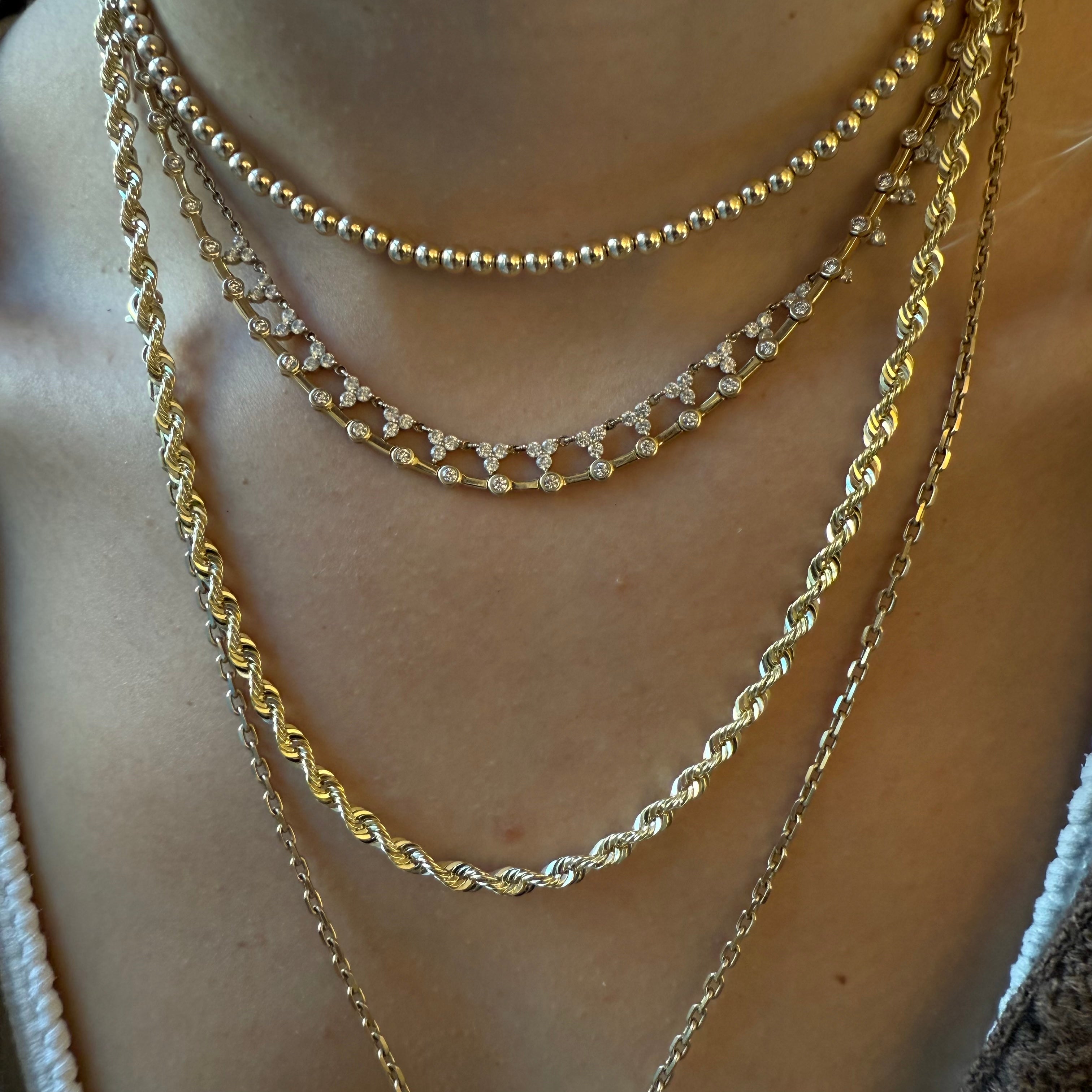 DIAMOND CUT ROPE CHAINS