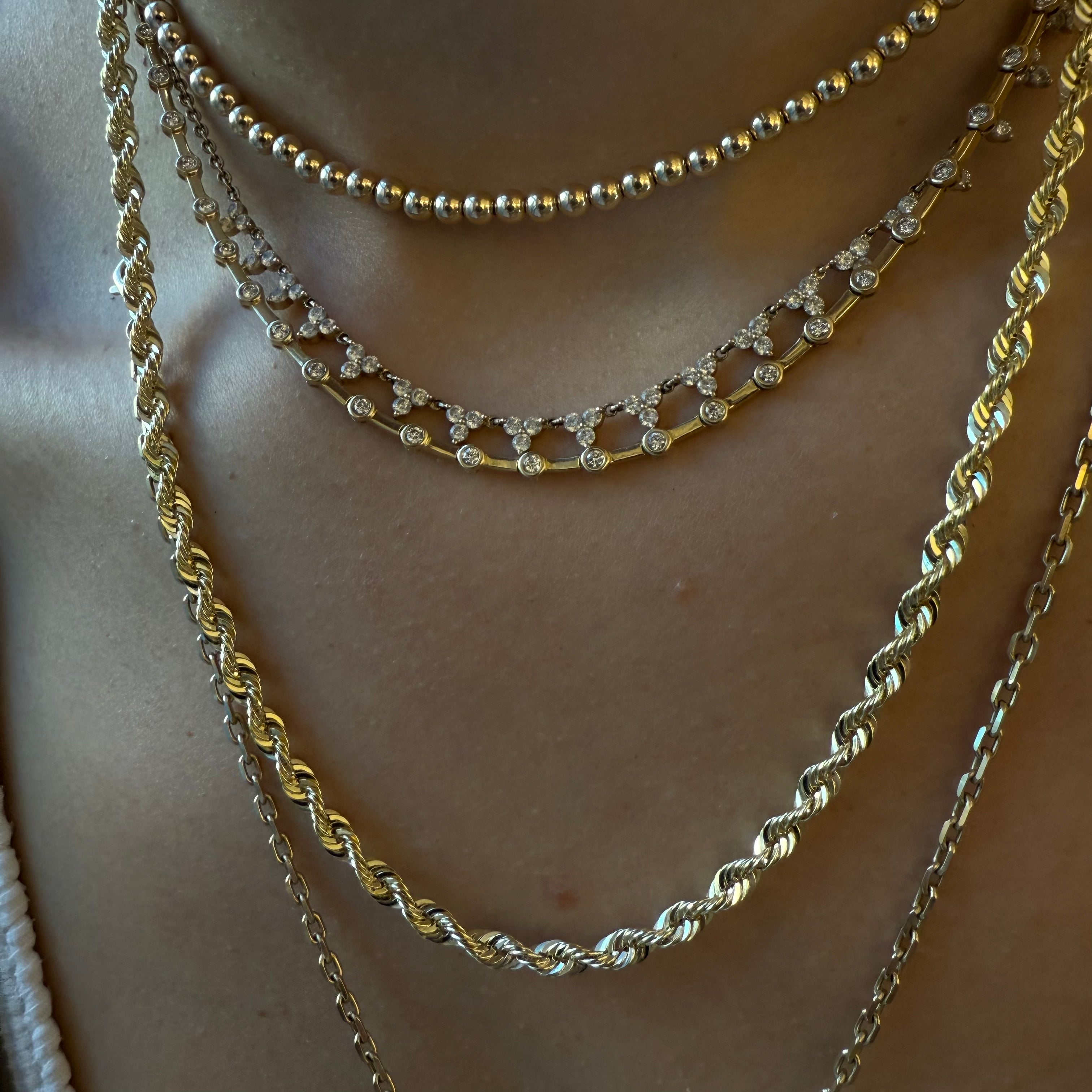 DIAMOND CUT ROPE CHAINS