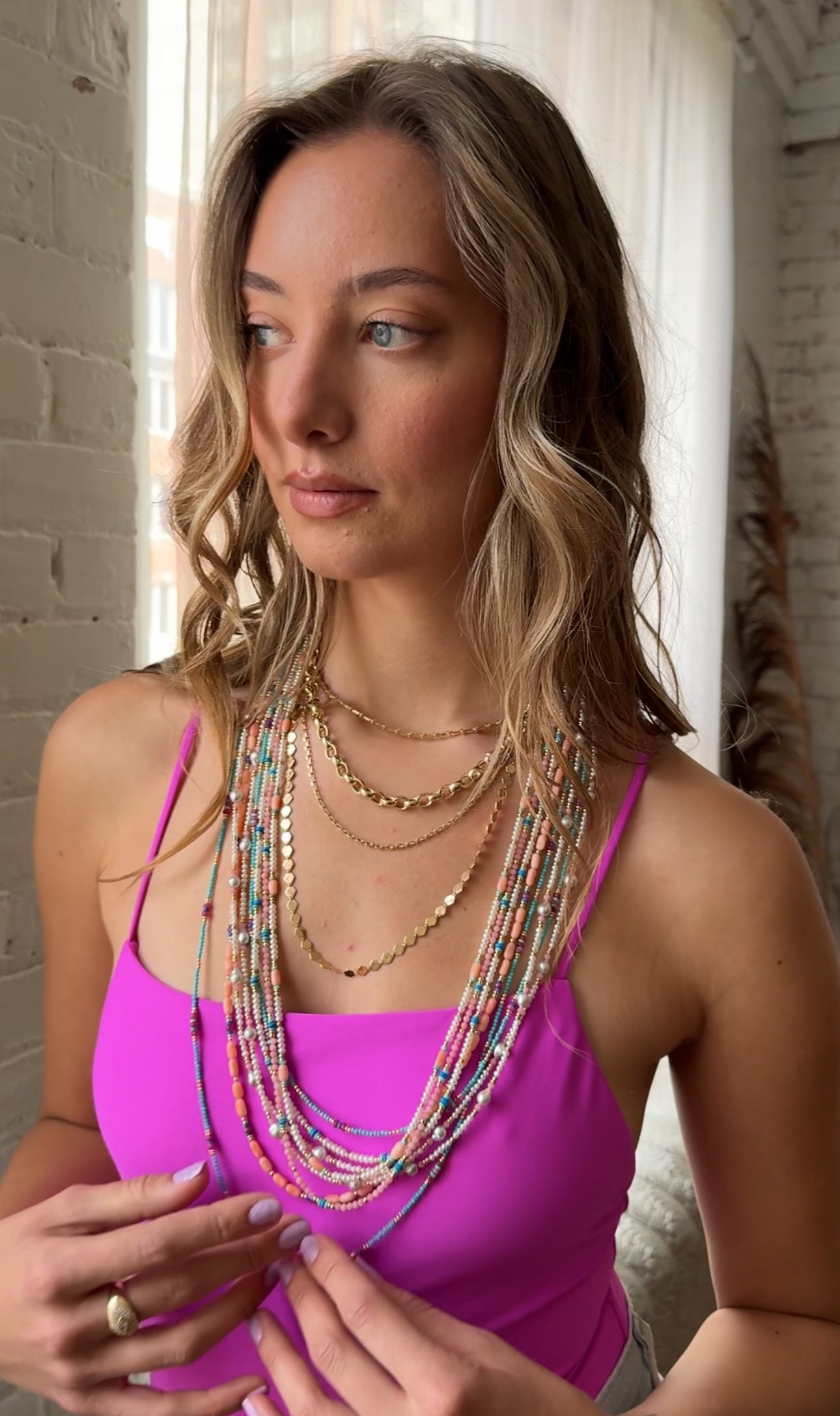 THE BOHO LONG BEADED NECKLACES