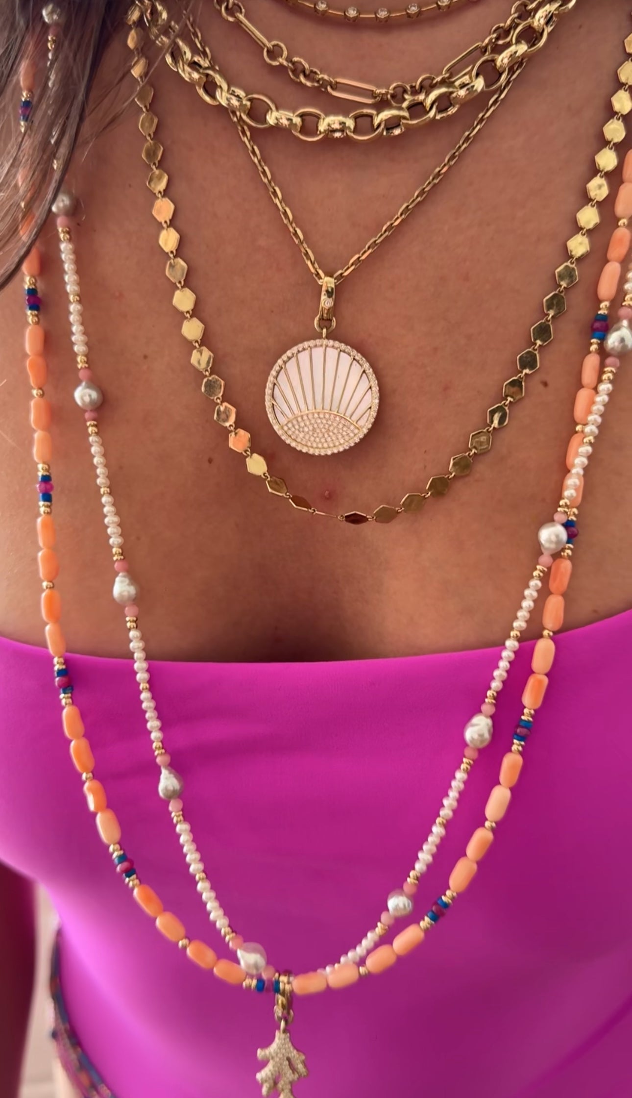 THE BOHO LONG BEADED NECKLACES