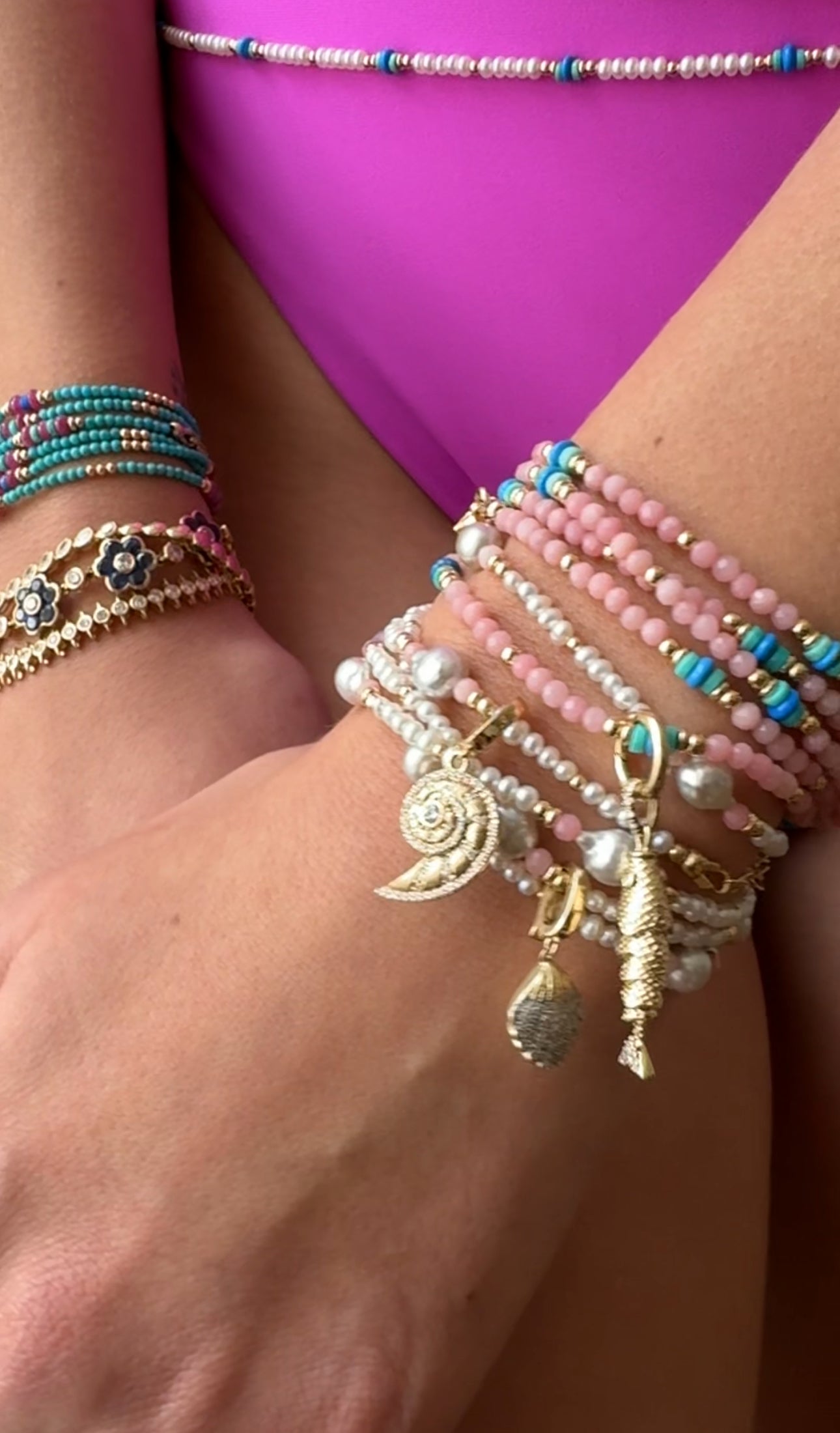 THE BOHO LONG BEADED NECKLACES