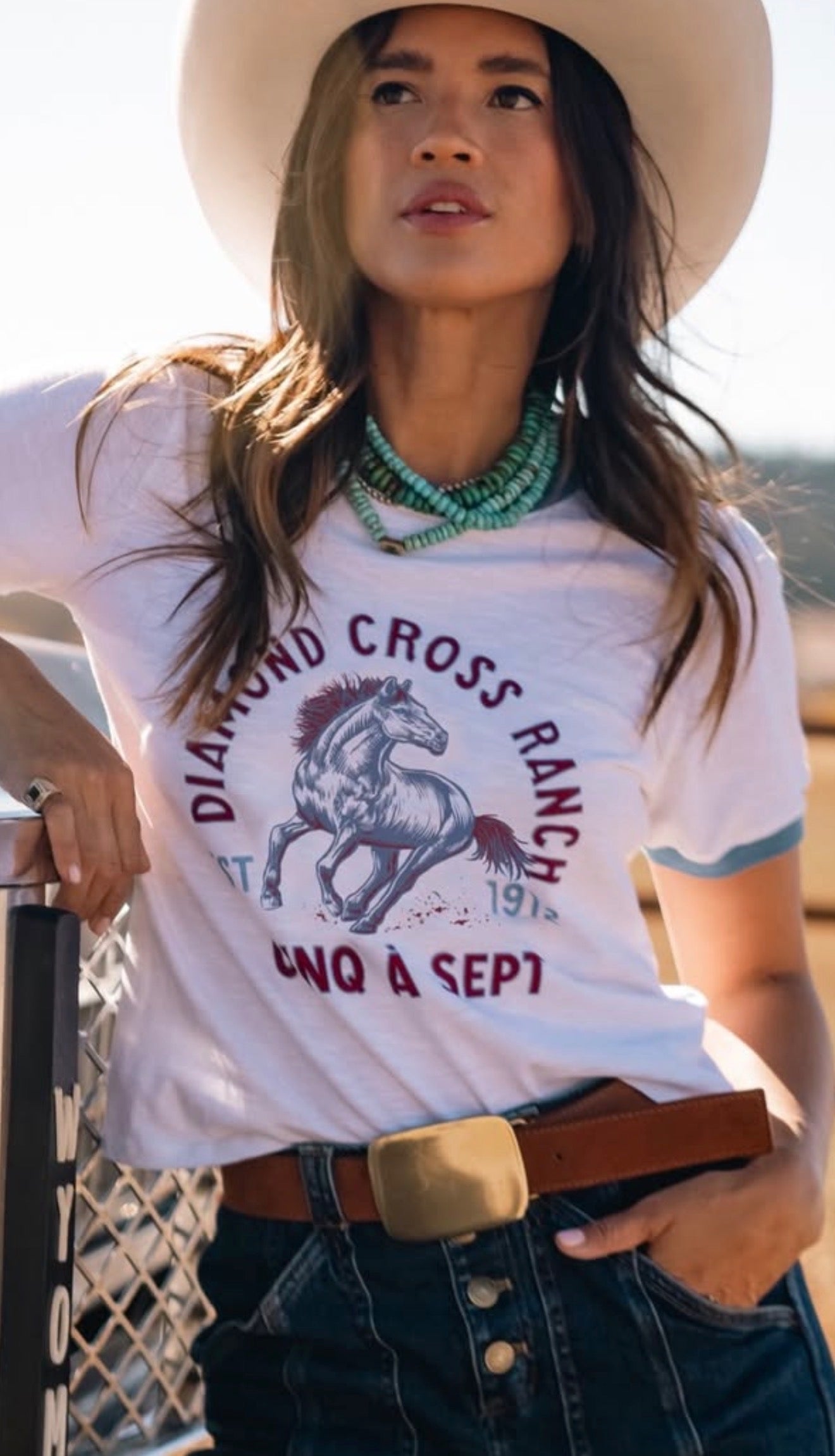 10MM BLUE TURQUOISE BEADED NECKLACE