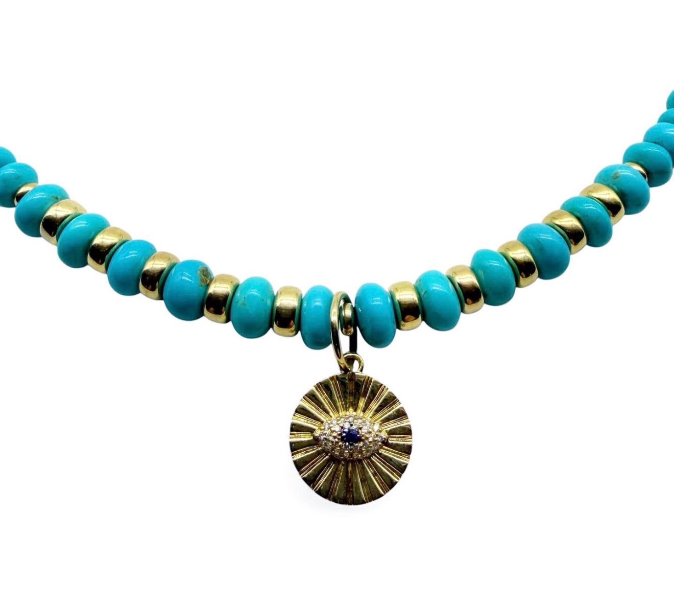 SLEEPING BEAUTY TURQUOISE PROTECTION NECKLACE