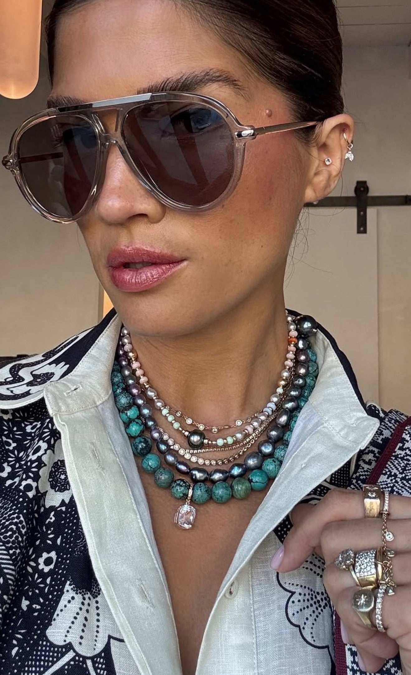 TURQUOISE PEARLS (ROUNDS)