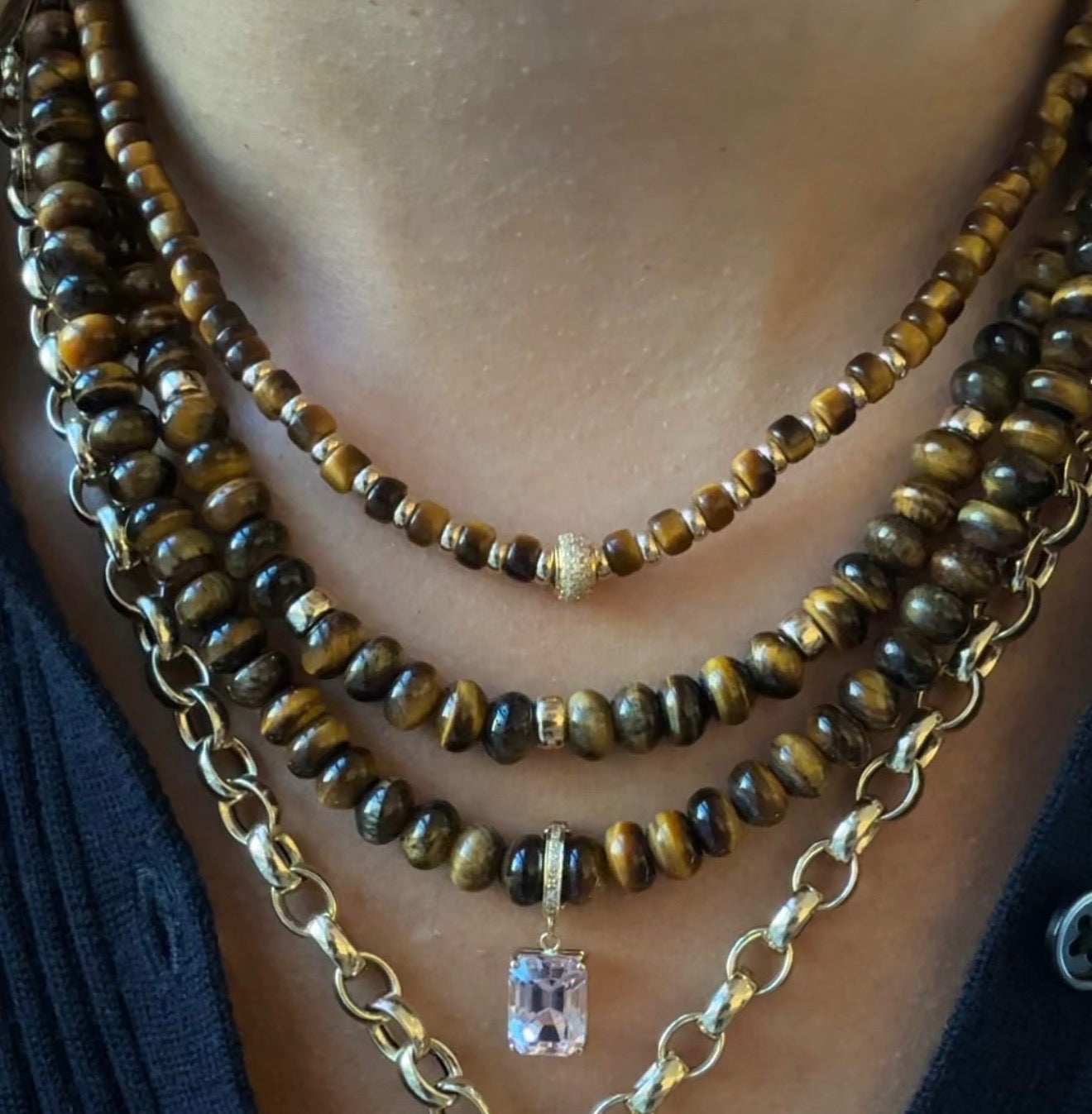 TIGERS EYE NECKLACES