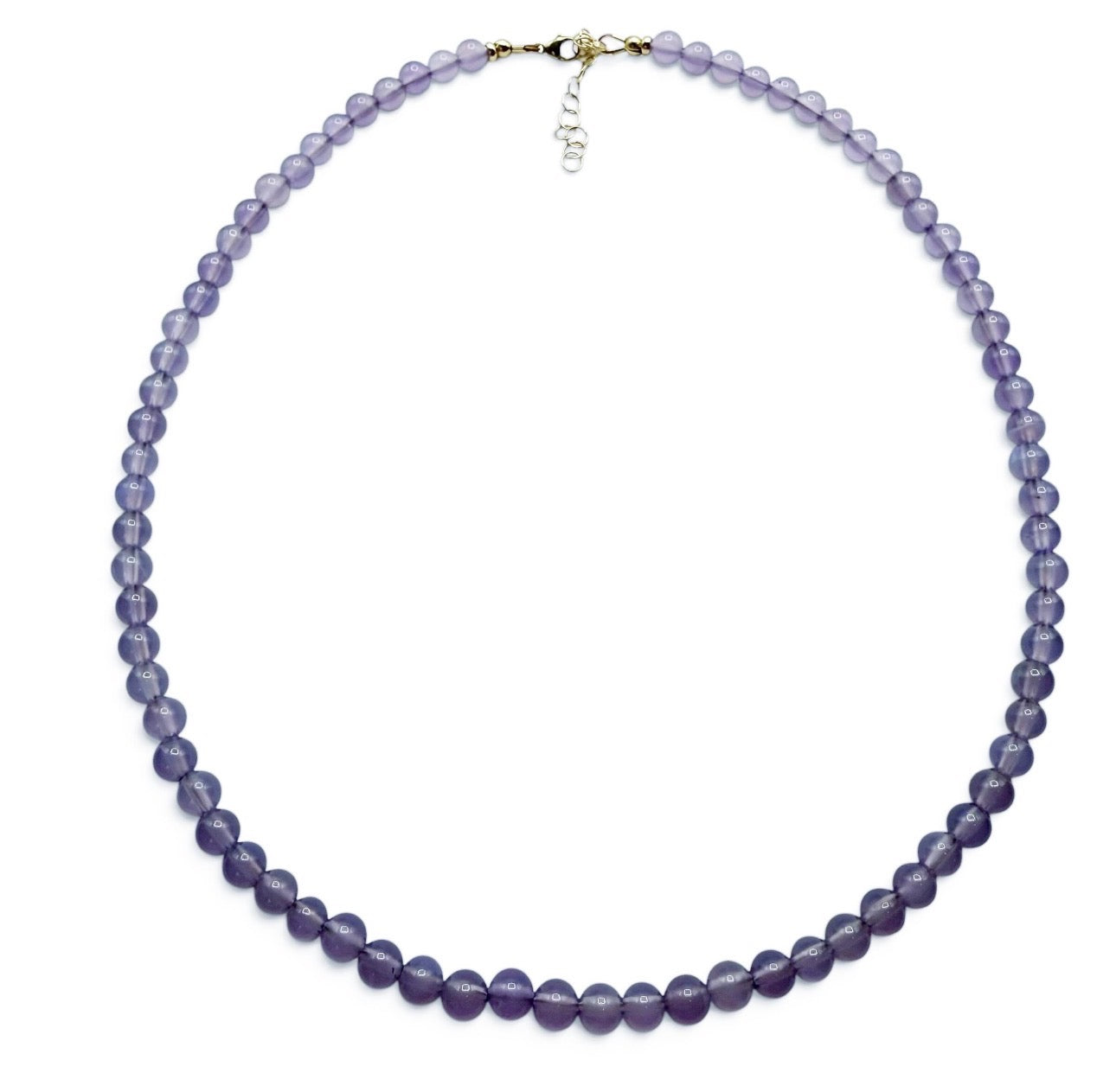 PURPLE CHALCEDONY NECKLACES