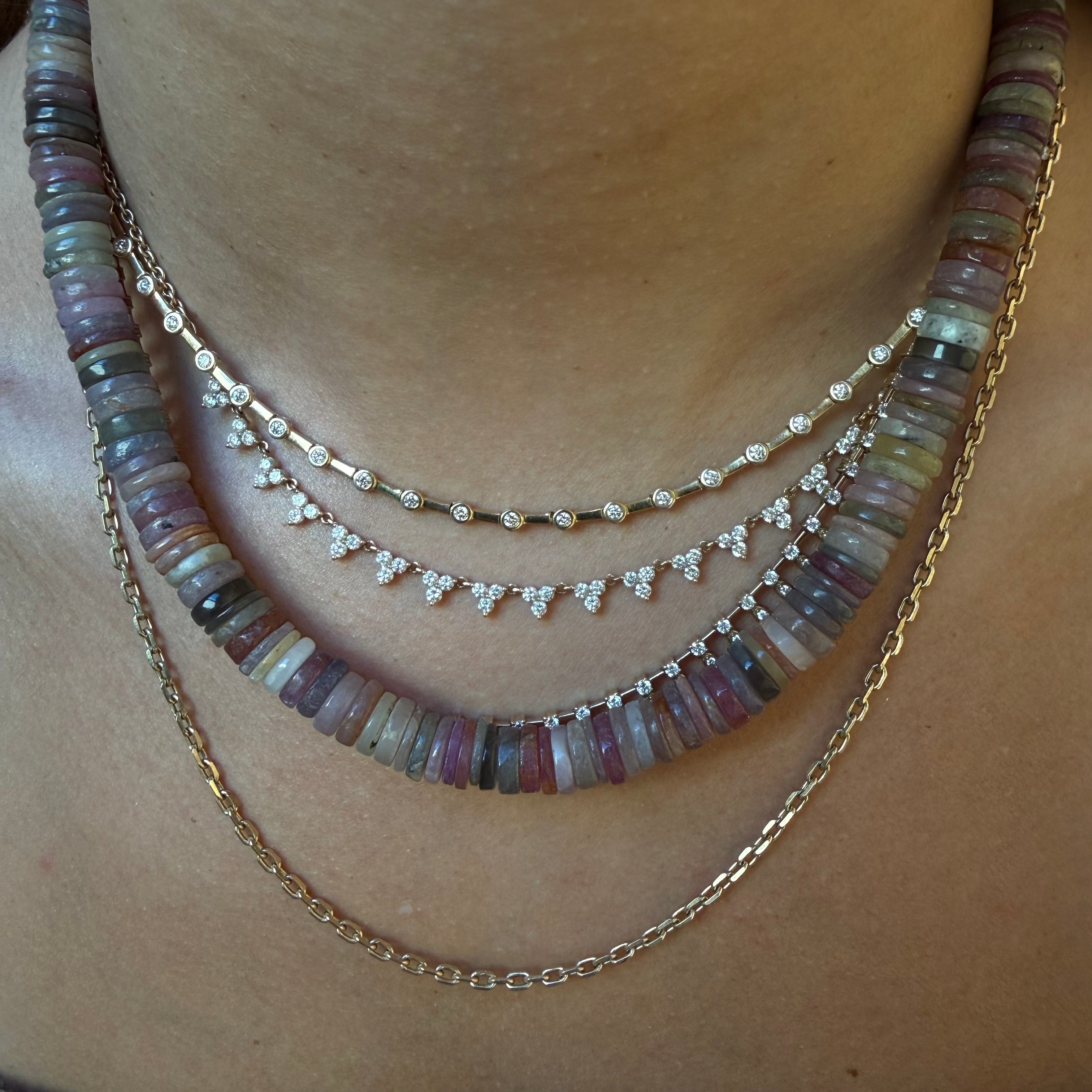UMBA MULTI  SAPPHIRE NECKLACE