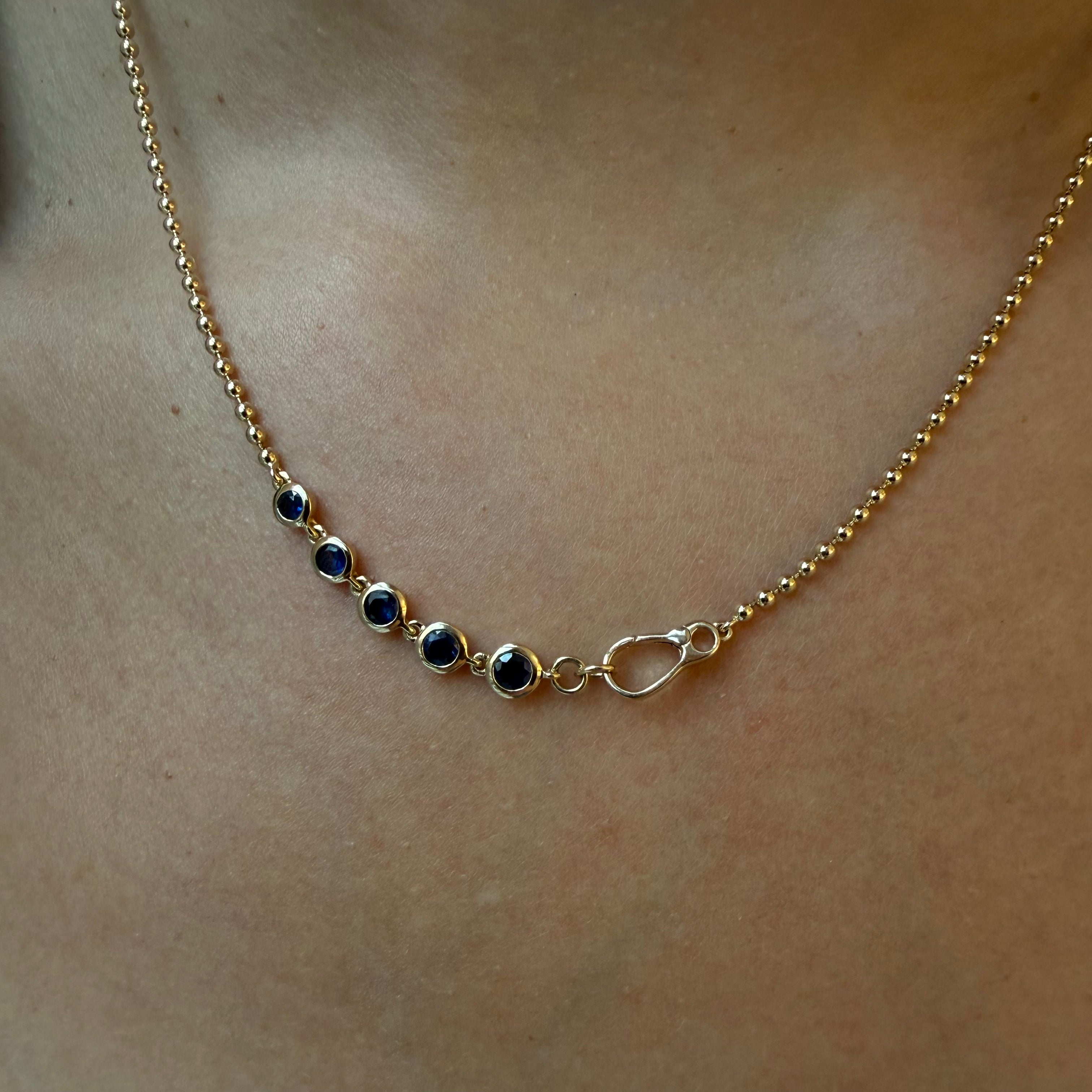 14K GOLD GEM HALO NECKLACES