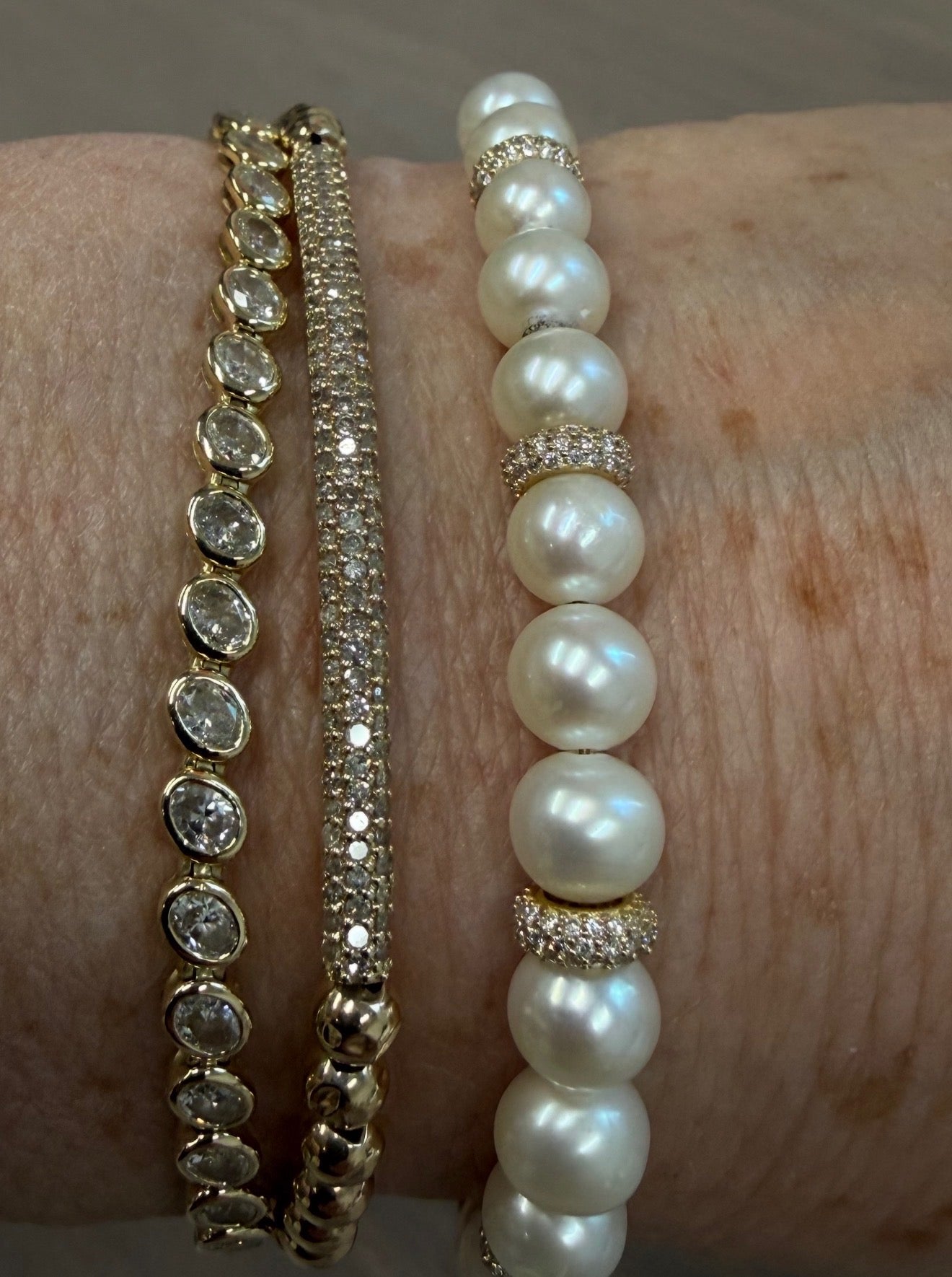 PEARL & DIAMOND BRACELET