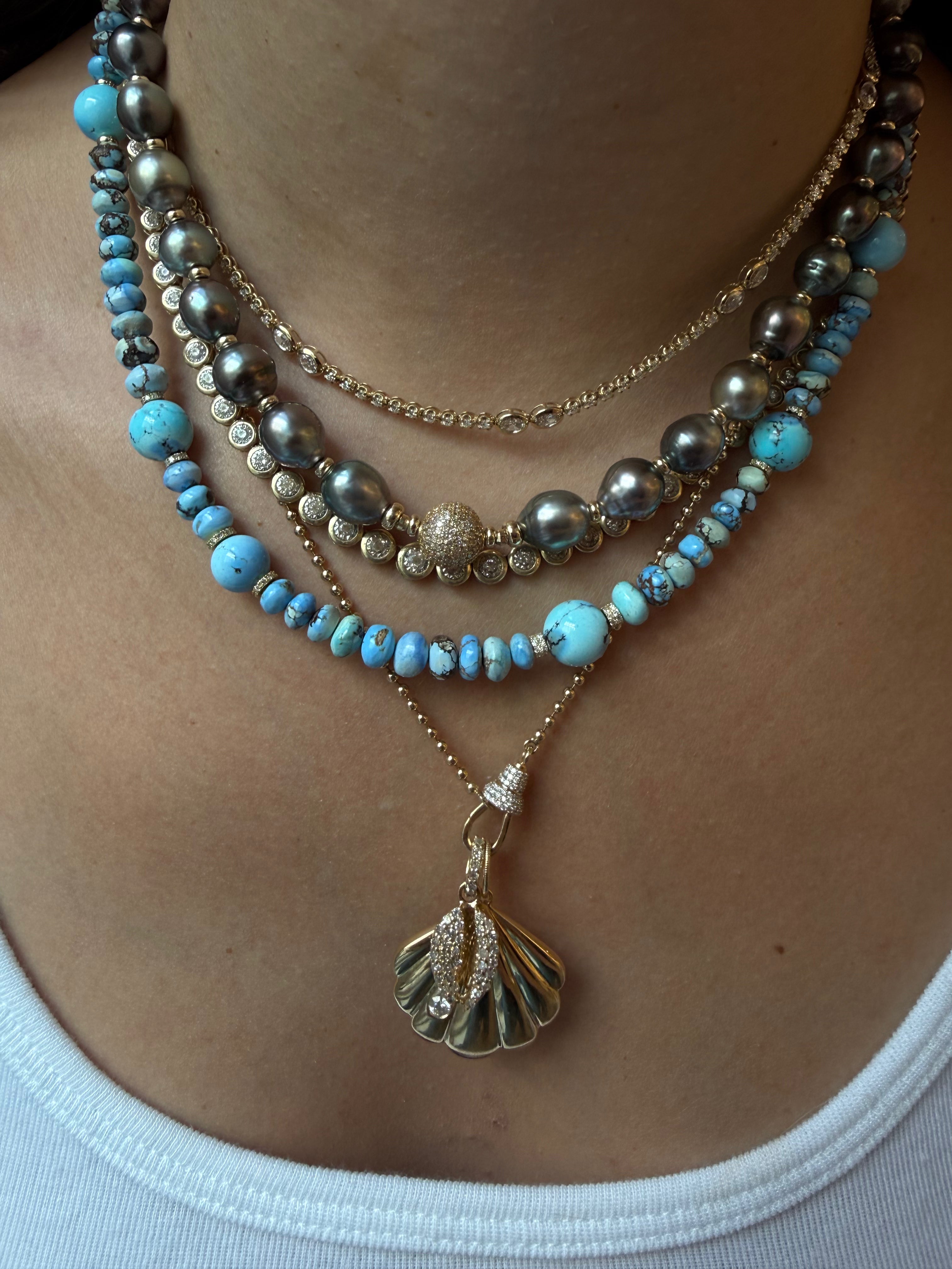 14K GOLD SHELL CHARM