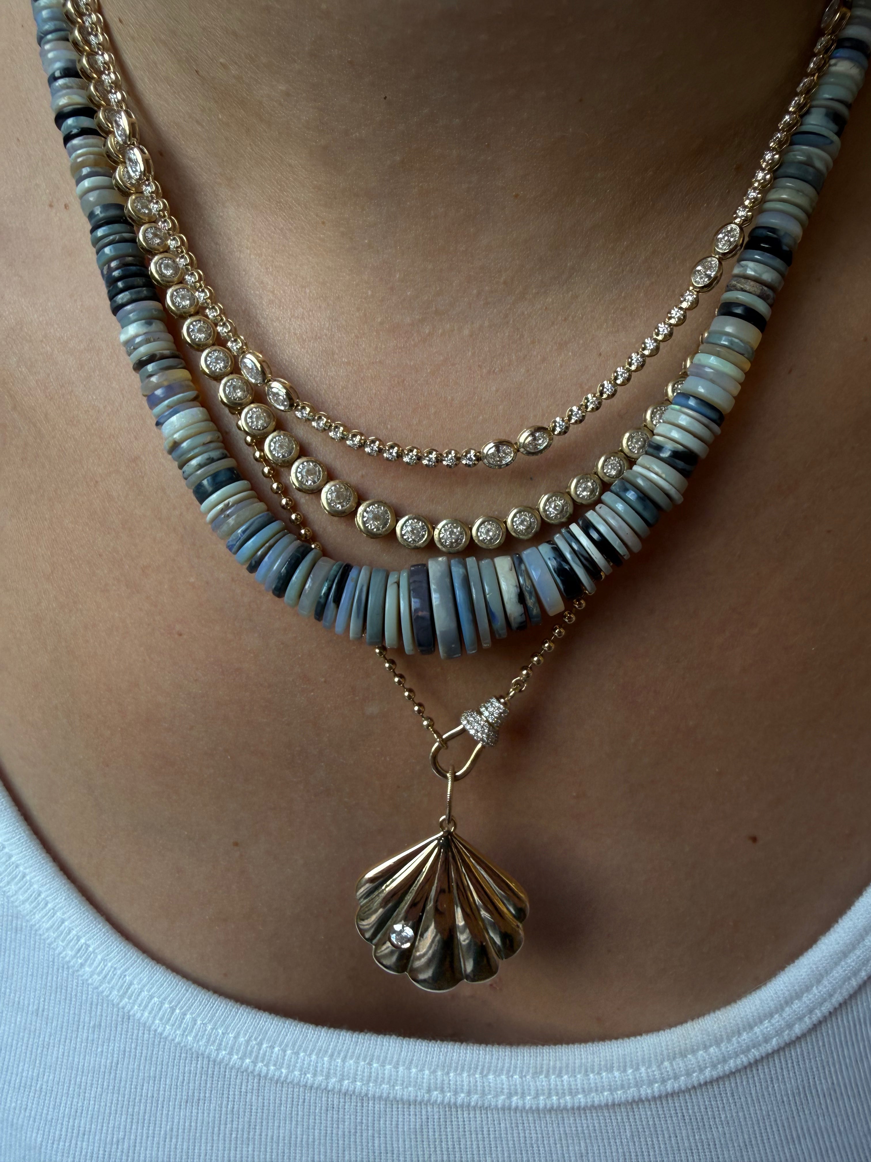 OPAL BEADED NECKLACE