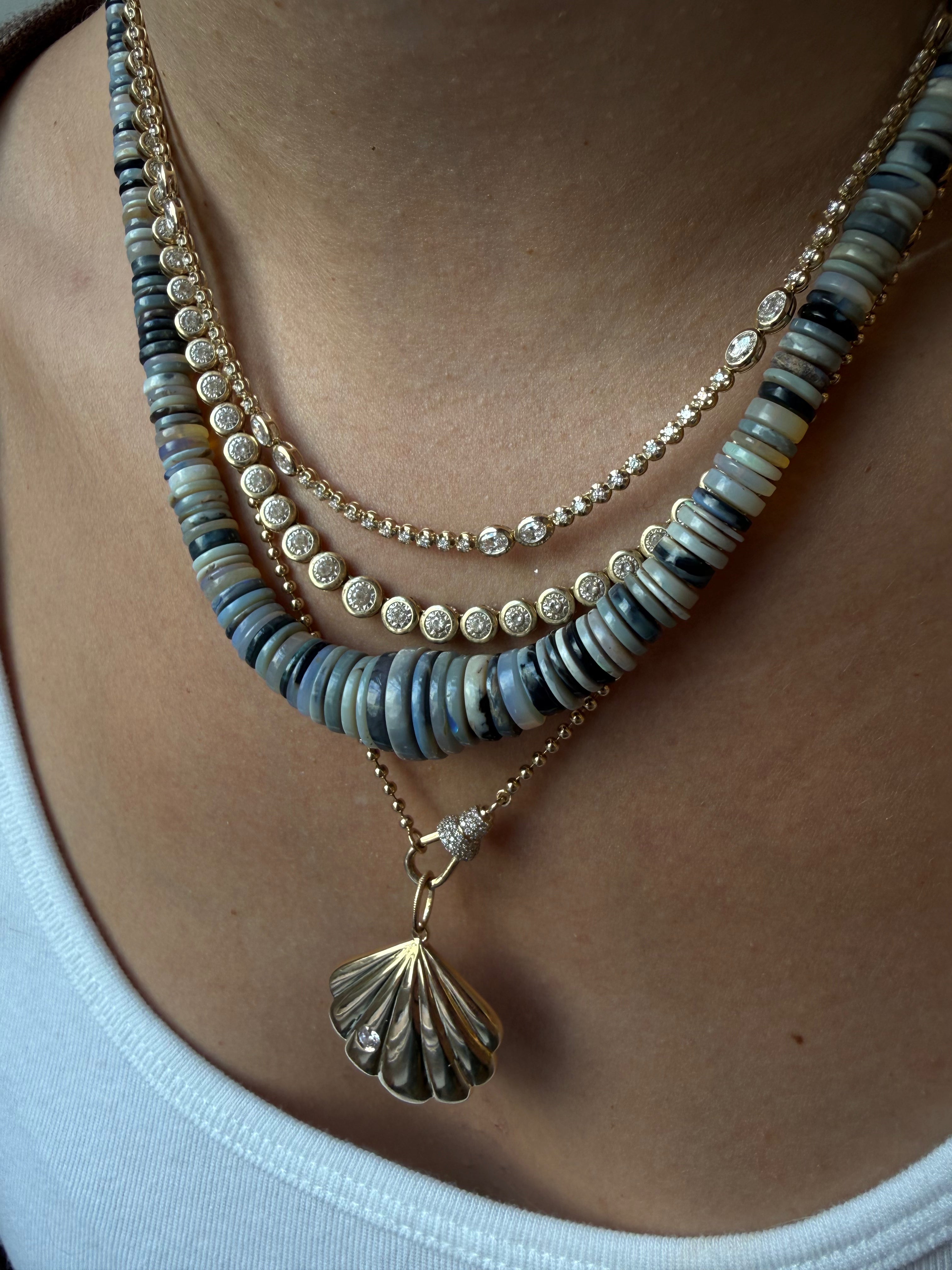 OPAL BEADED NECKLACE