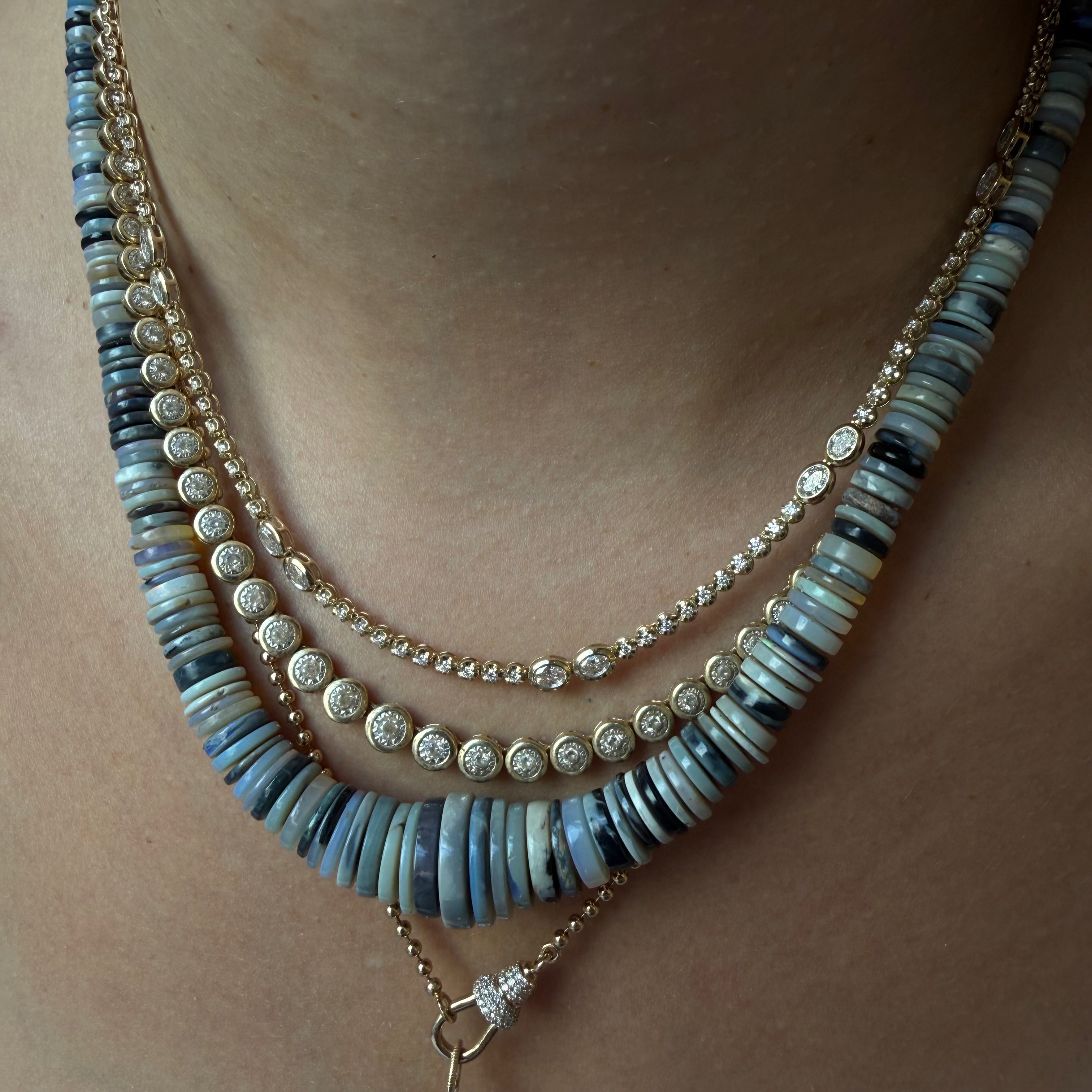 OPAL BEADED NECKLACE