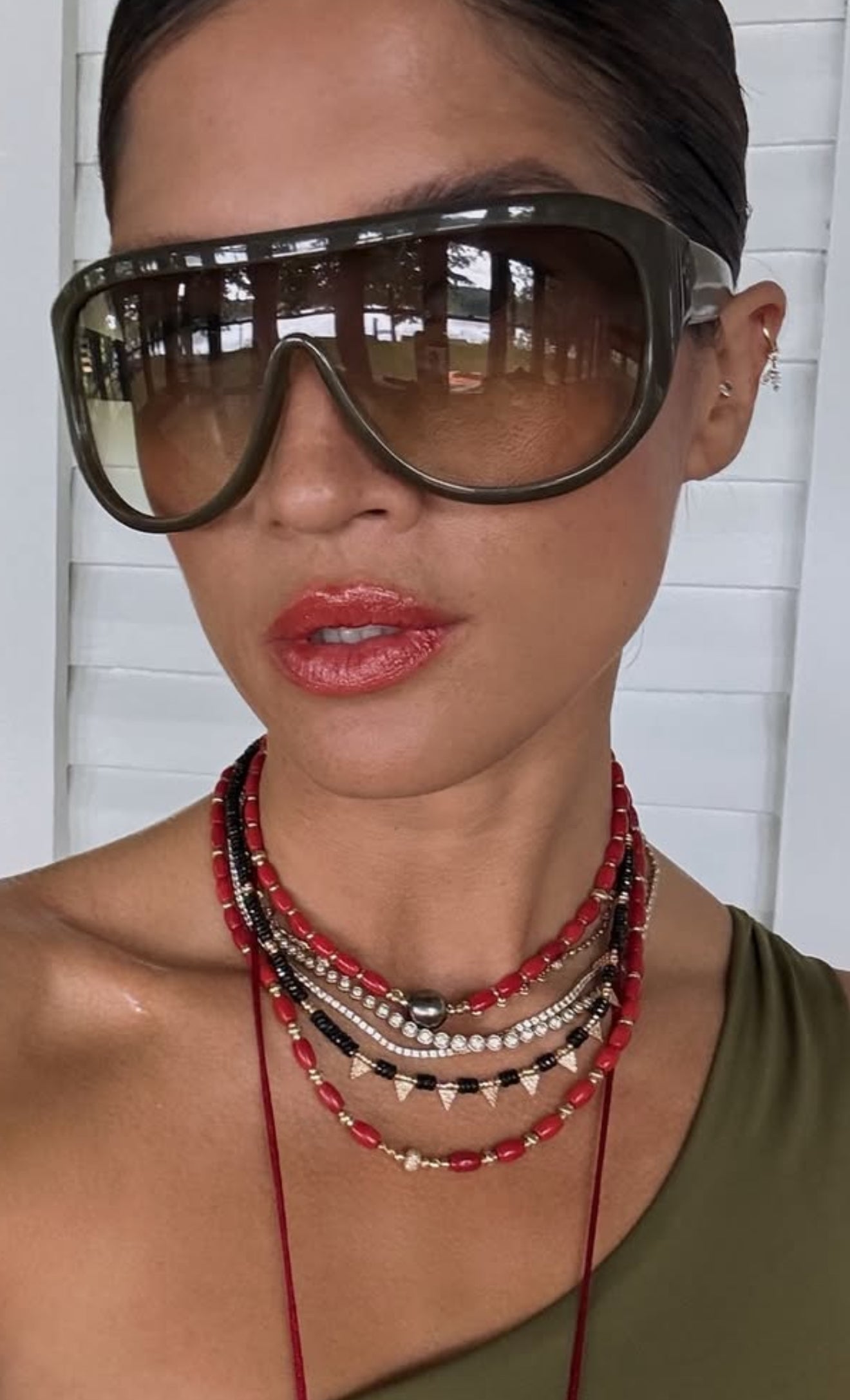 RED CORAL NECKLACES WITH TAHITIAN PEARL