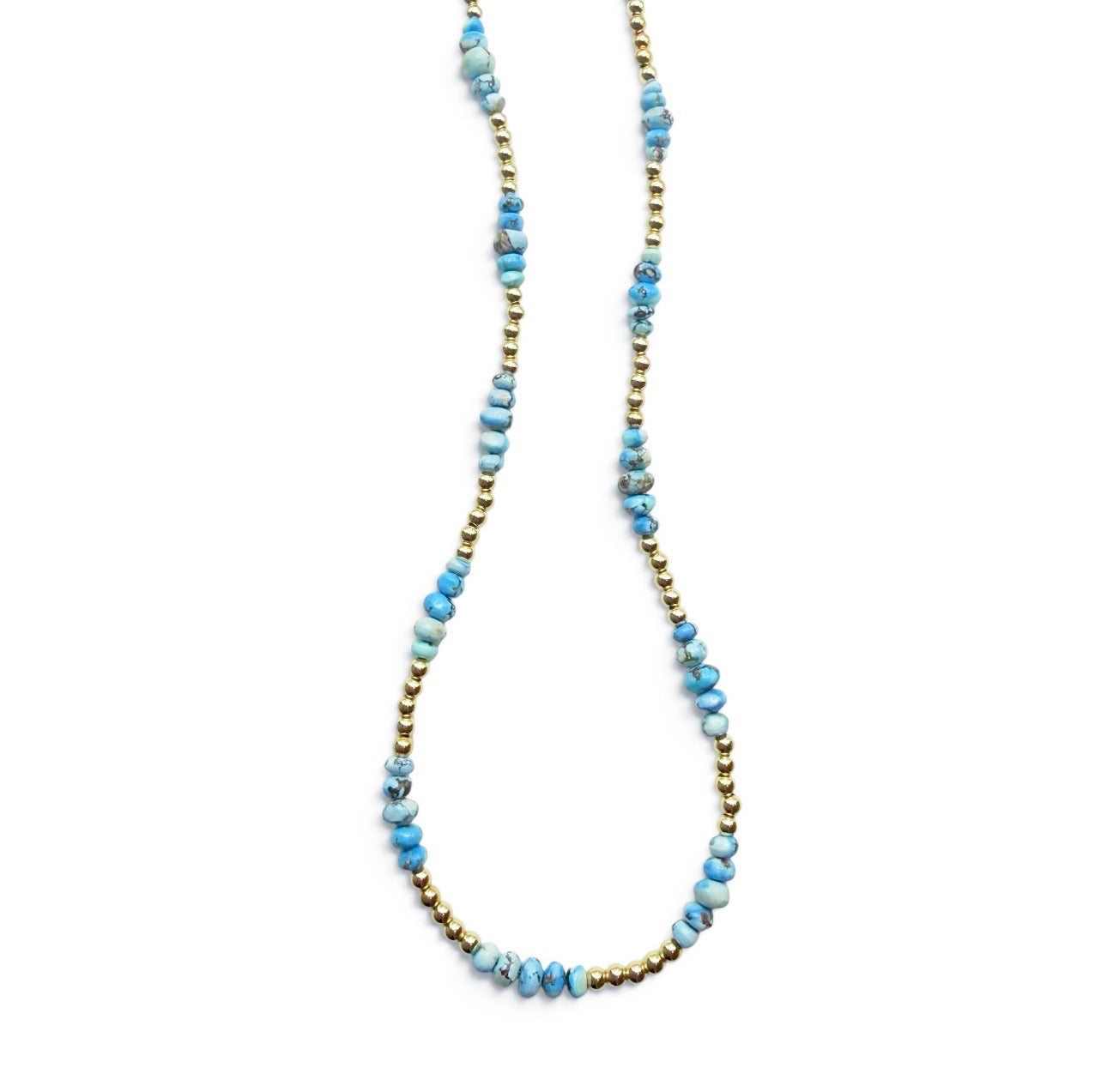 GOLDEN HILL & GOLD BEADED NECKLACE