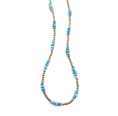 GOLDEN HILL & GOLD BEADED NECKLACE