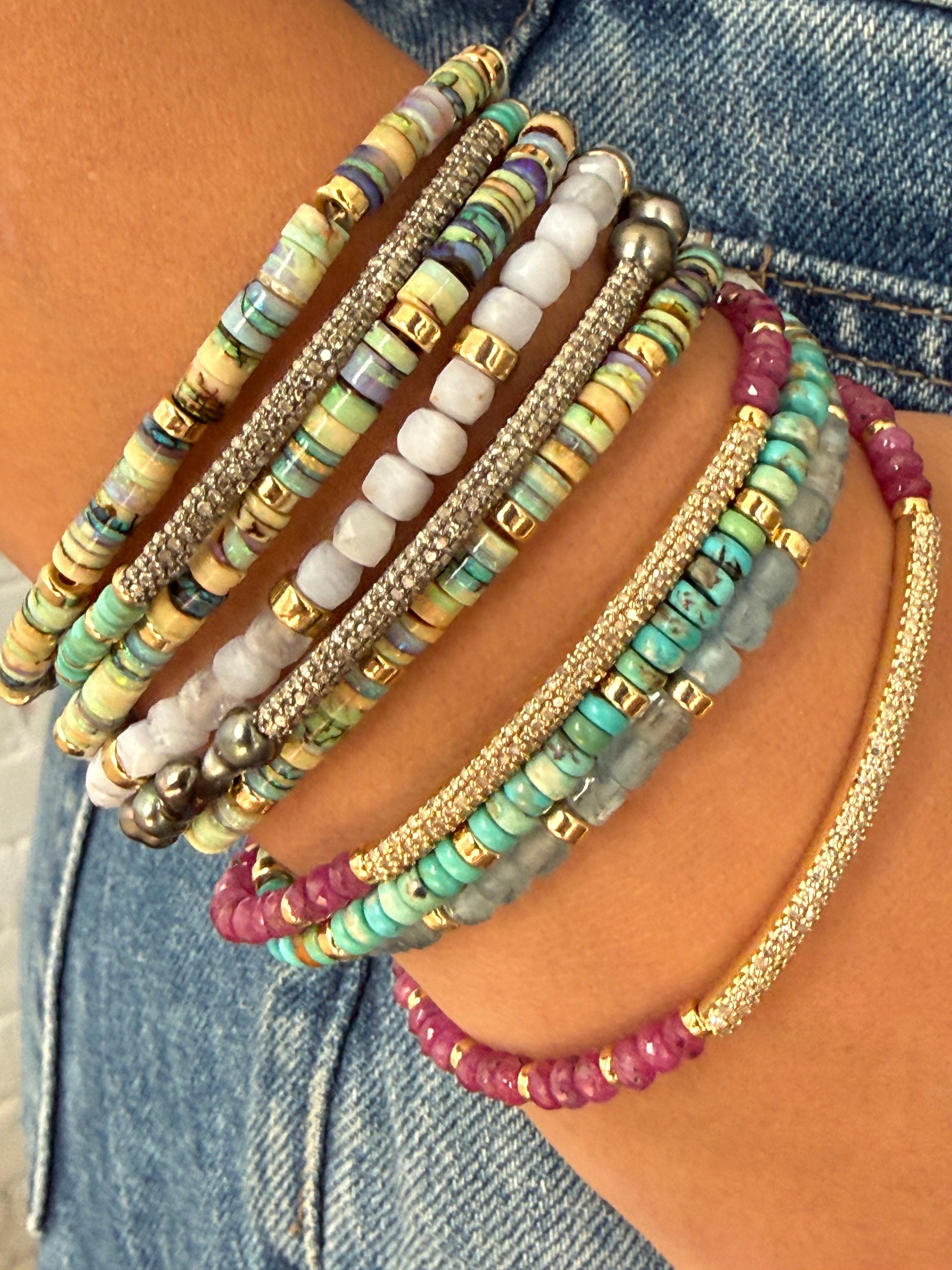 GEMSTONE BRACELET STACKERS