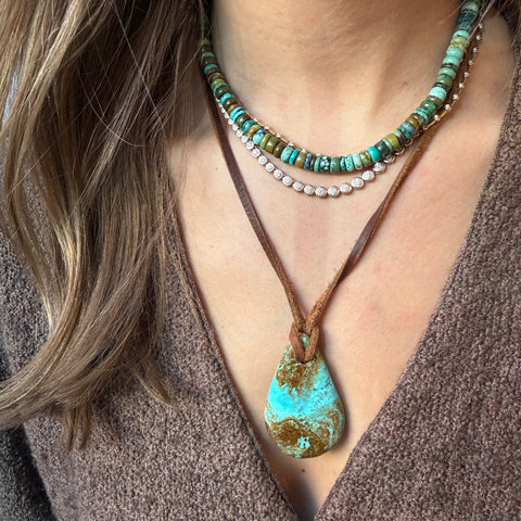 TURQUOISE GEMSTONE AMULET