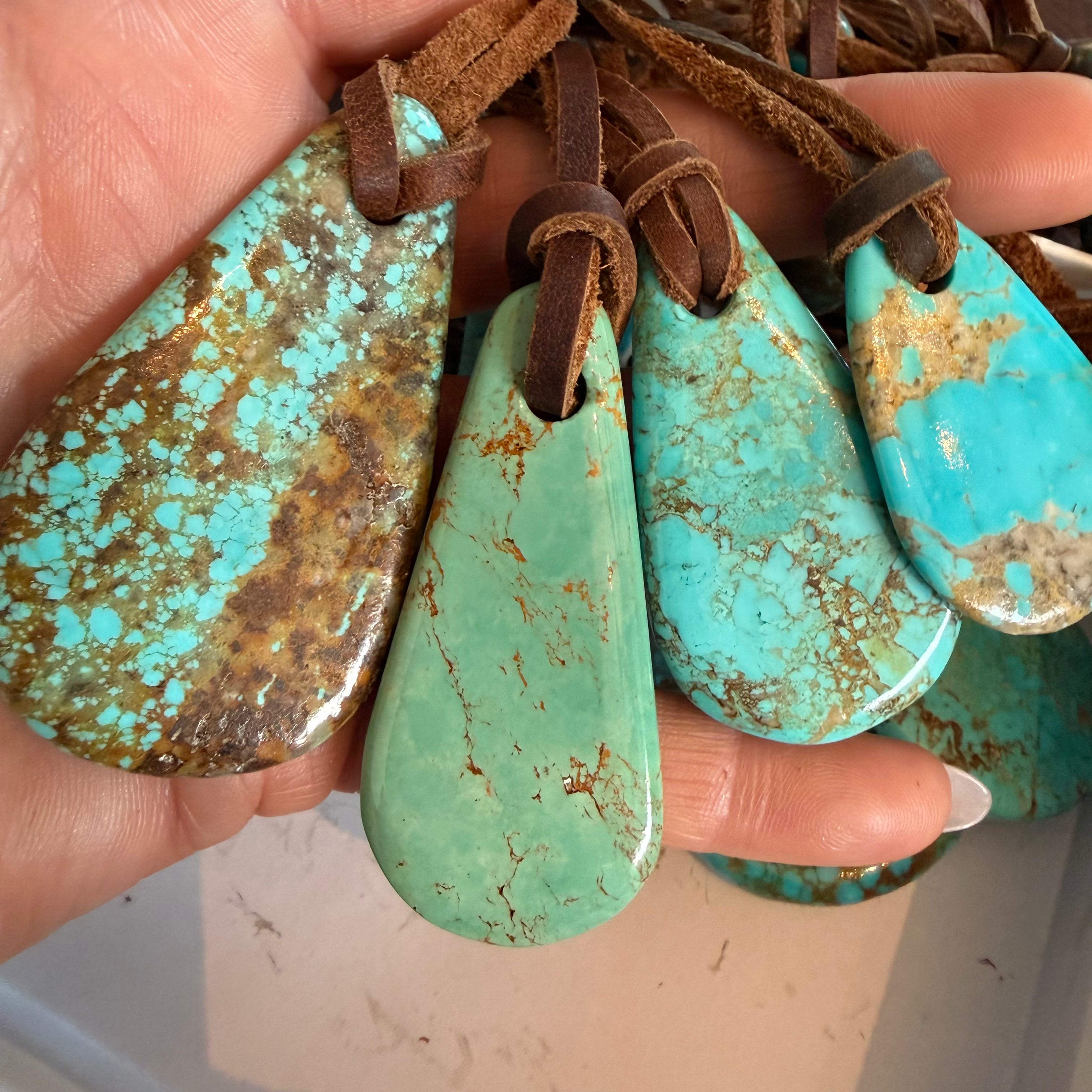 TURQUOISE GEMSTONE AMULET