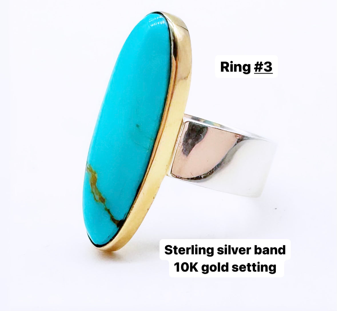 TURQUOISE RINGS- ONE OF A KIND