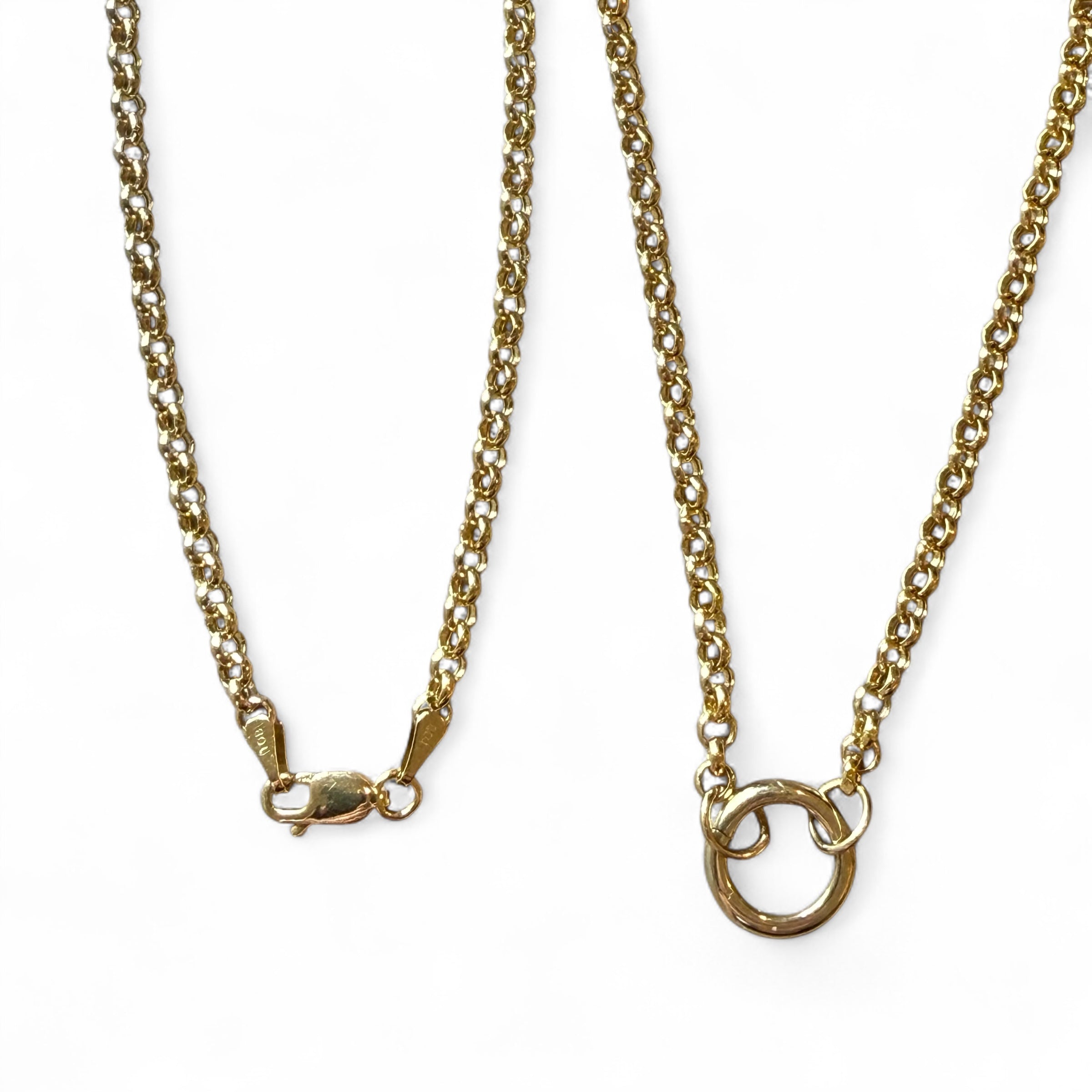 SOLID GOLD ROLO CHAIN