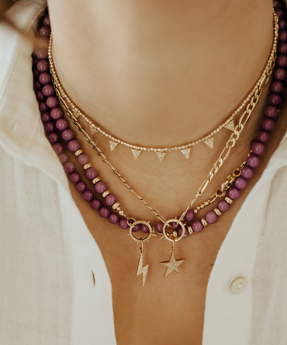 PURPLE OPAL NECKLACE