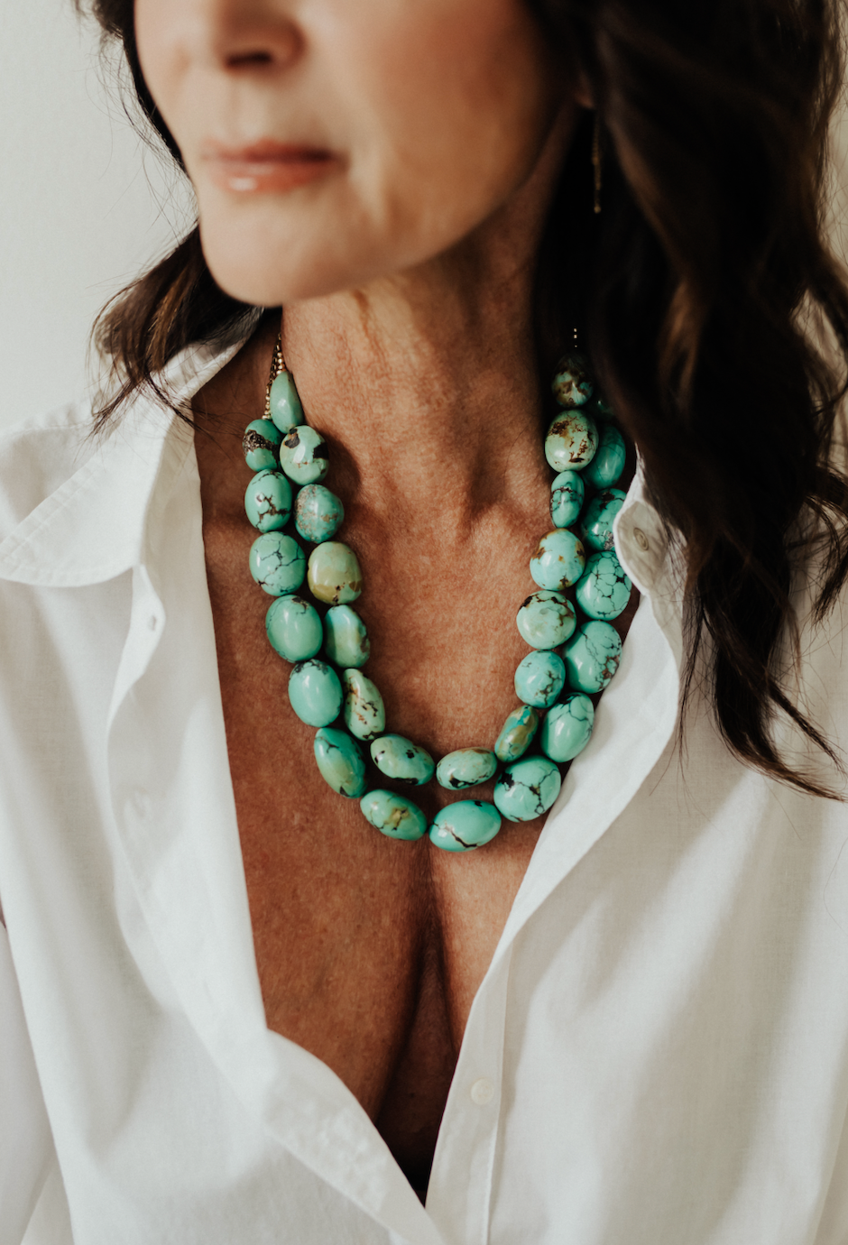 TURQUOISE NUGGET NECKLACES