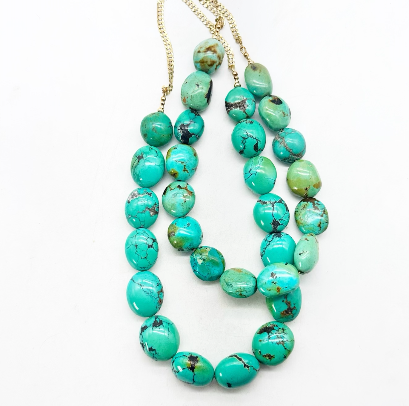 TURQUOISE NUGGET NECKLACES