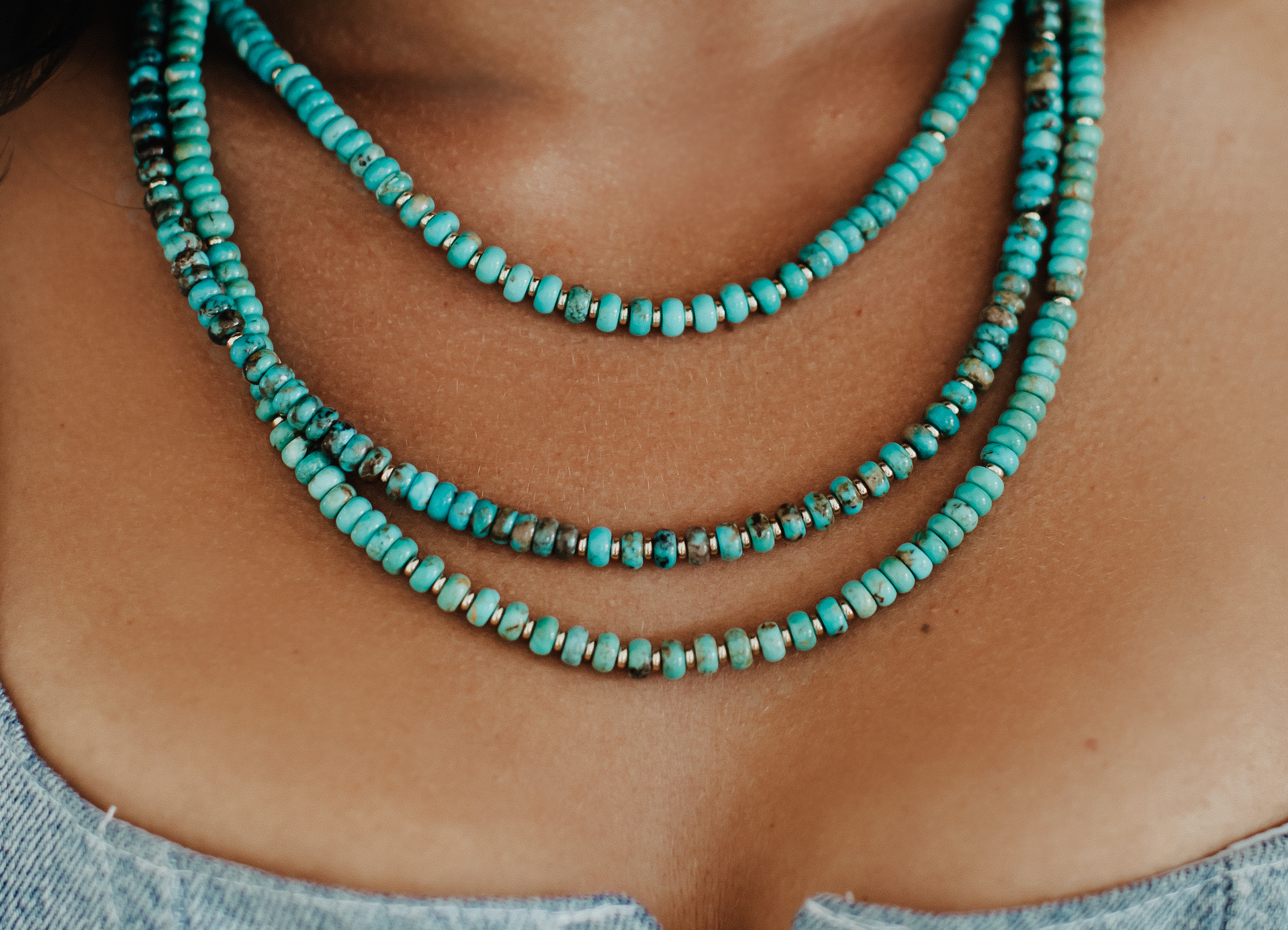 6MM TURQUOISE NECKLACE