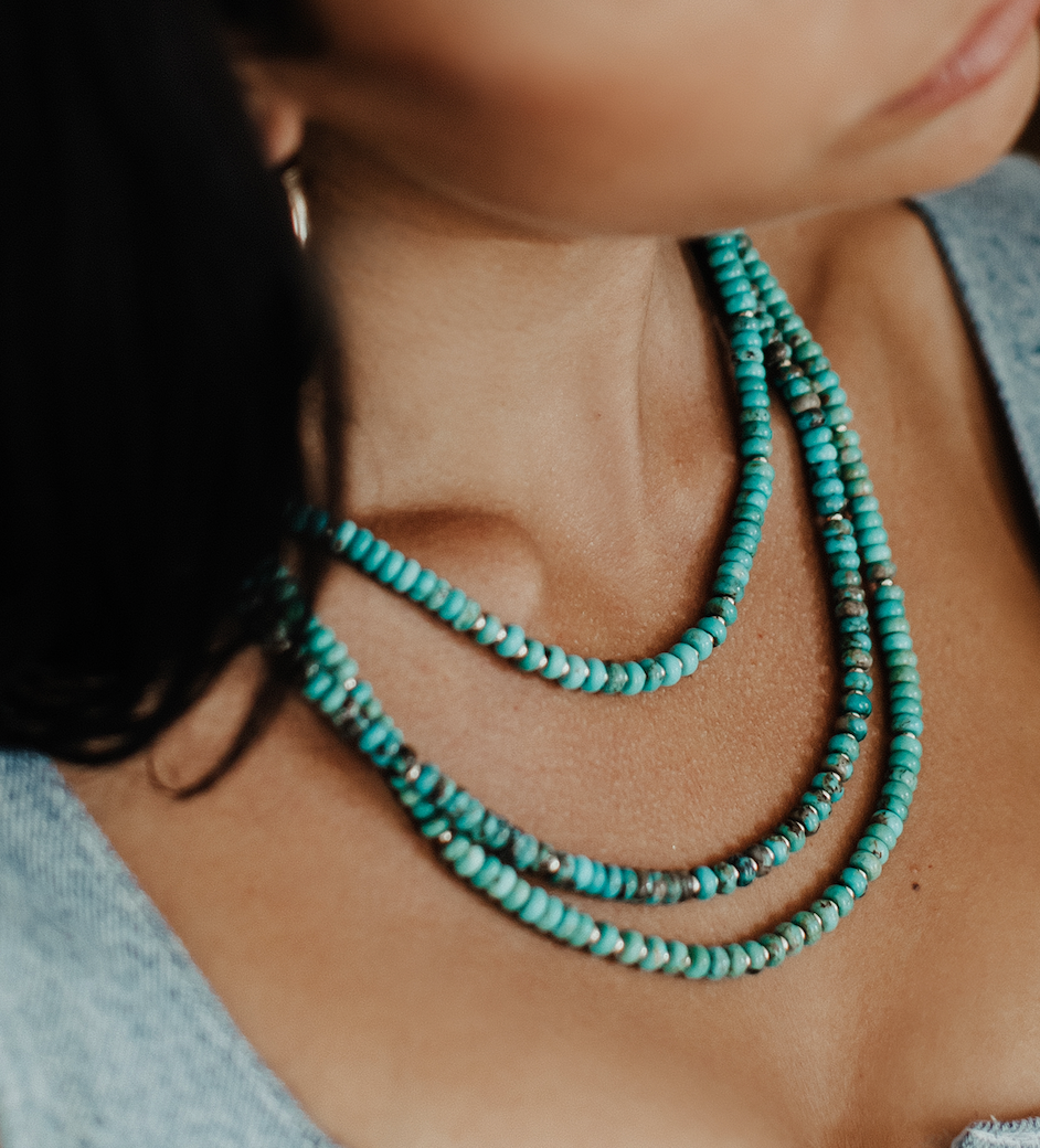 6MM TURQUOISE NECKLACE