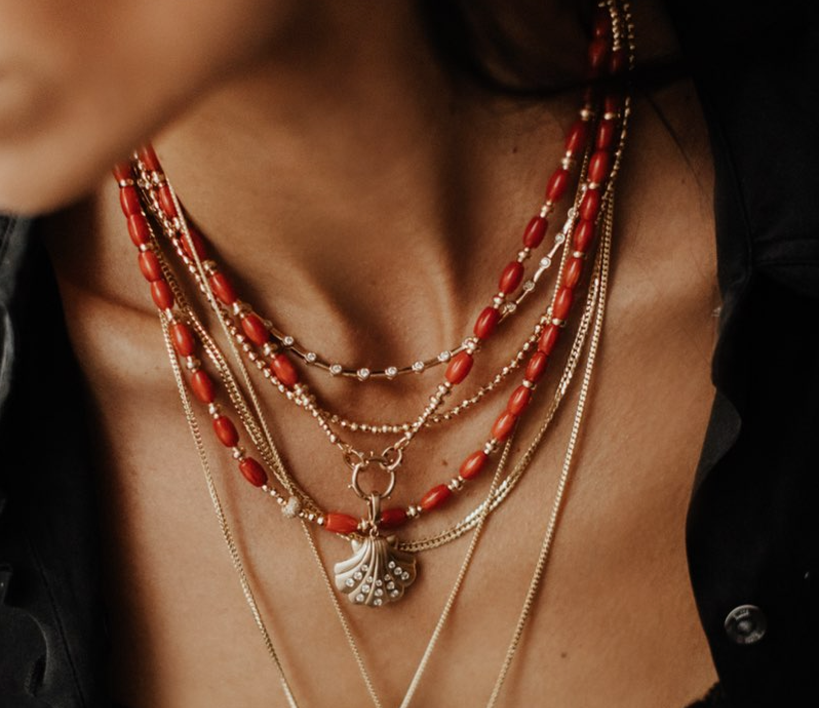RED CORAL NECKLACES