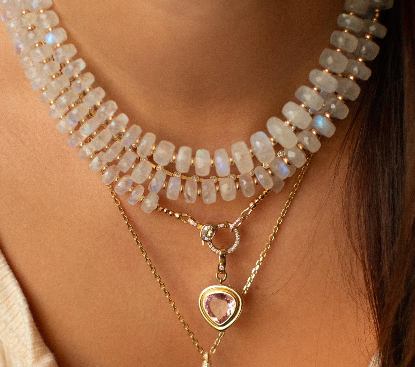 MOONSTONE NECKLACES